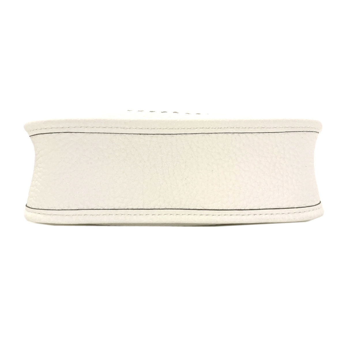 Hermes White Leather Shoulder Bag (Pre-Owned)