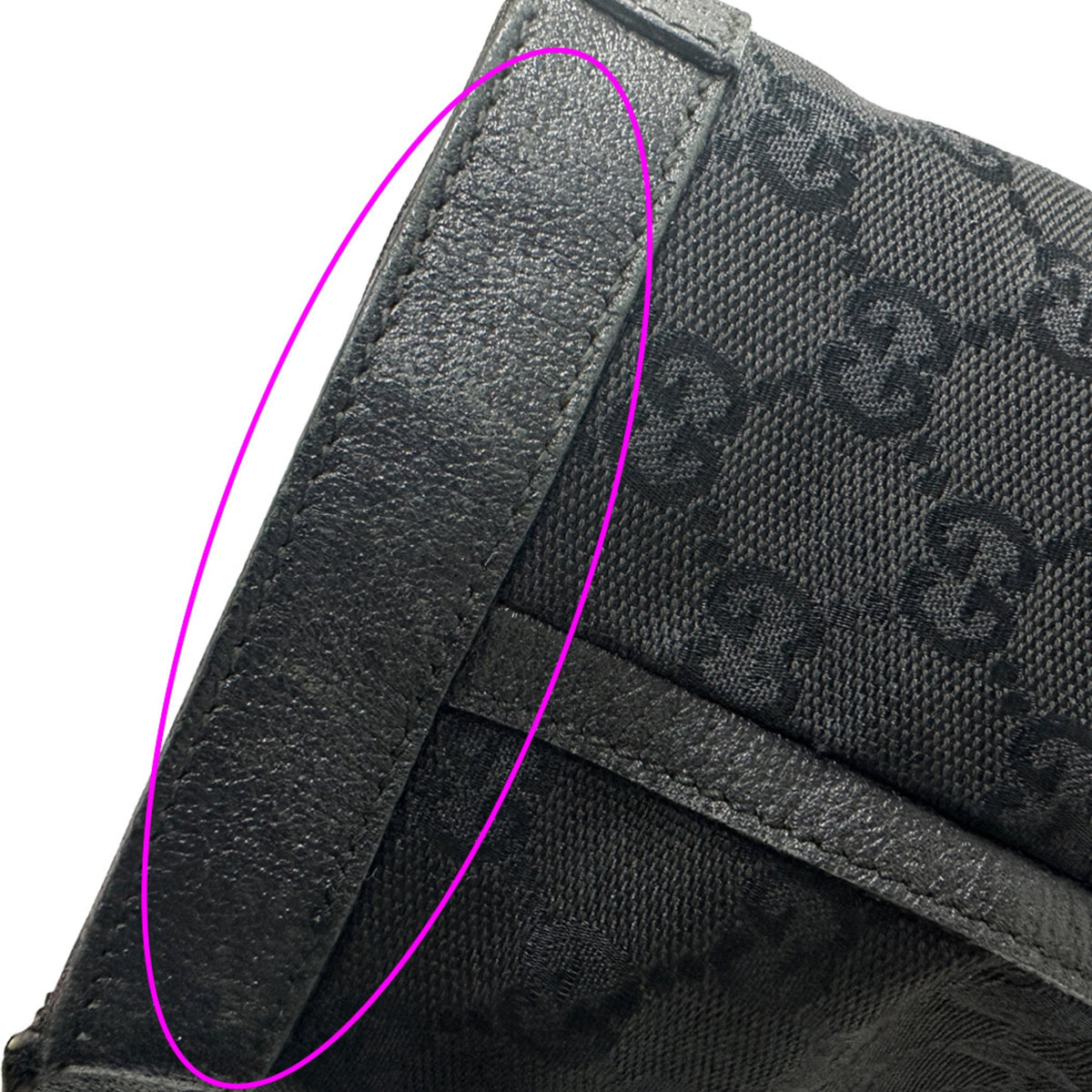 Gucci Black Monotone Gg Canvas Handbag (Pre-Owned)