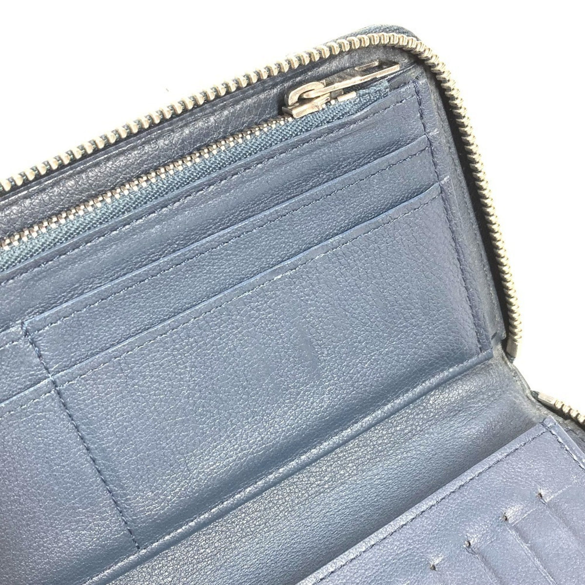 Louis Vuitton Galle Navy Long Wallet (Bi-Fold) (Pre-Owned)