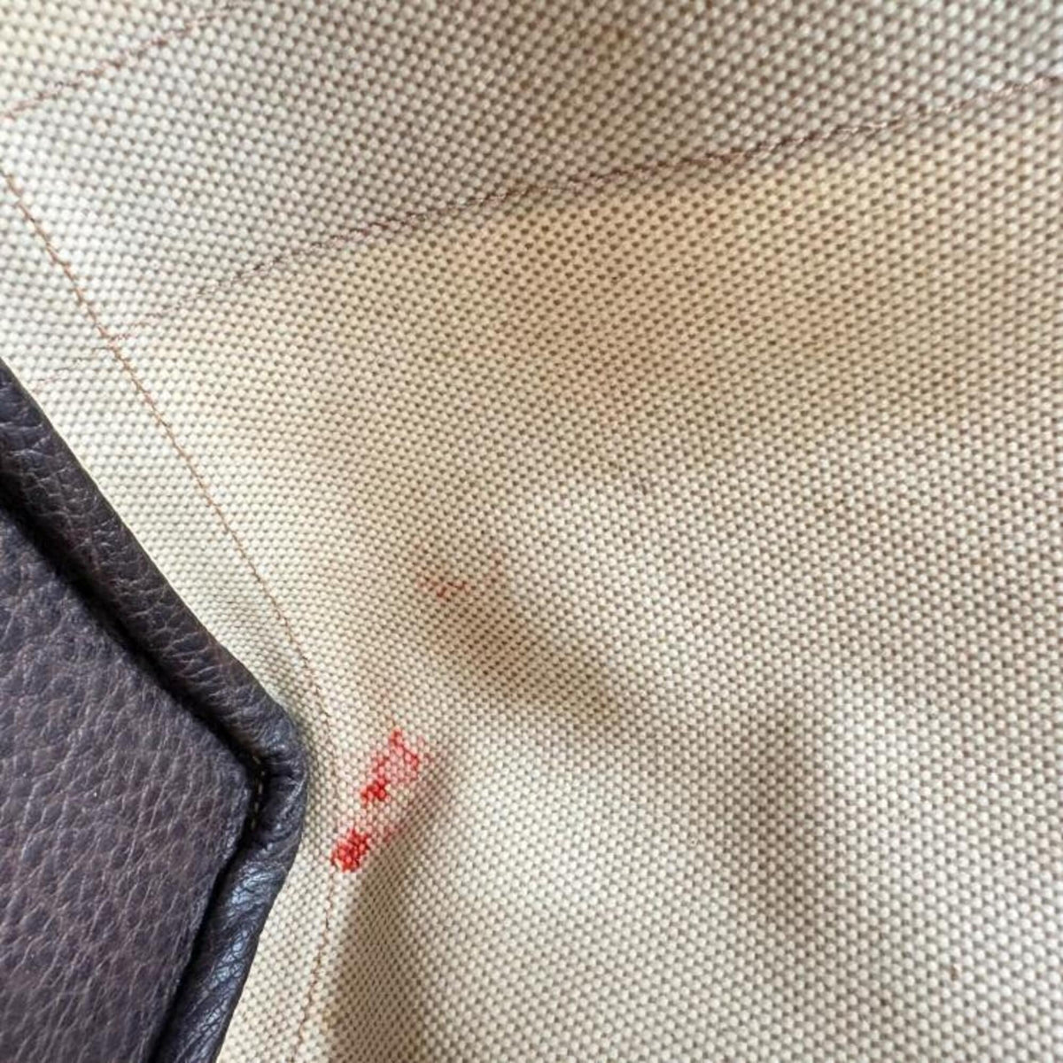 Hermes Cocaon Natural Toile H Buffalo Leather Tote Bag (Pre-Owned)