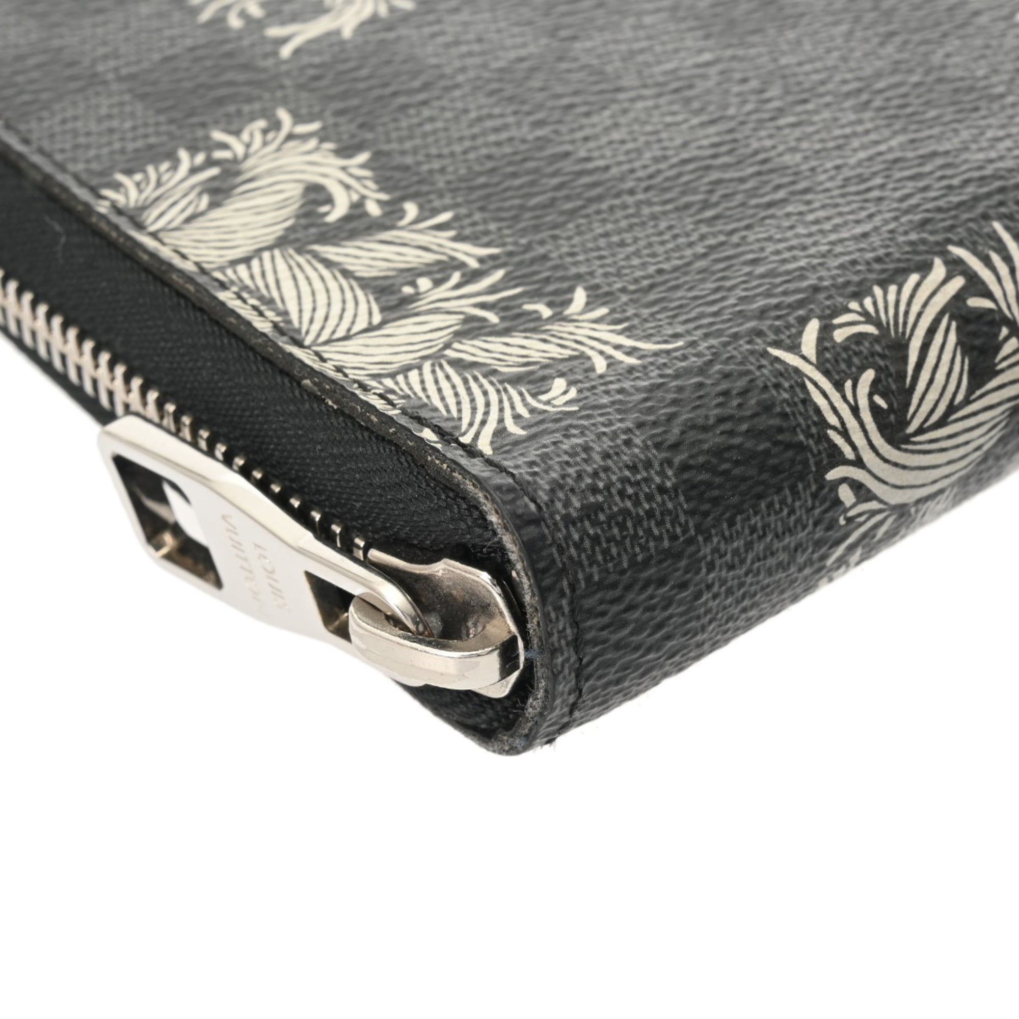 Louis Vuitton Black Damier Graphite Long Wallet (Bi-Fold) (Pre-Owned)
