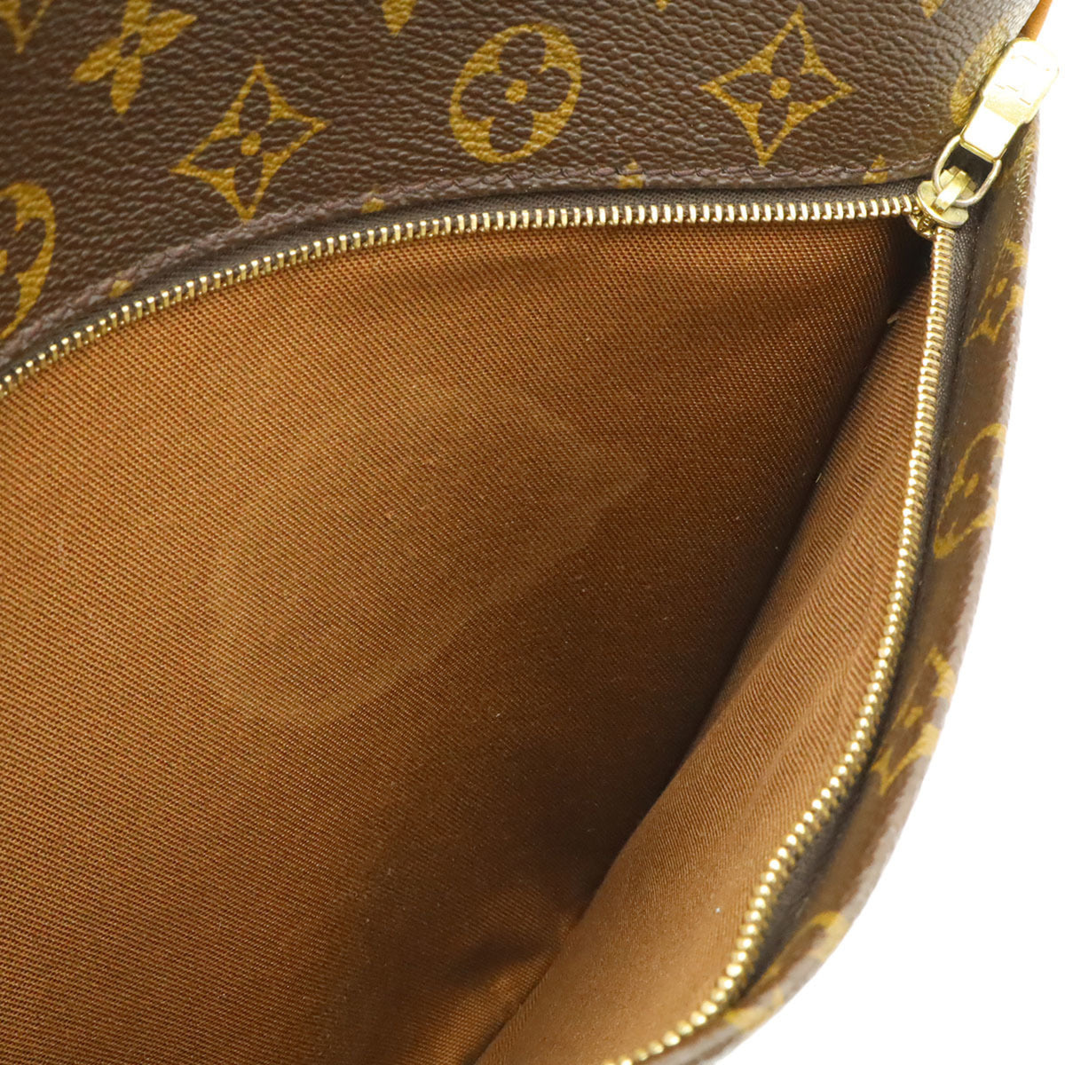 Louis Vuitton Brown Monogram Monogram Canvas Coated Canvas Handbag Shoulder Bag (Pre-Owned)