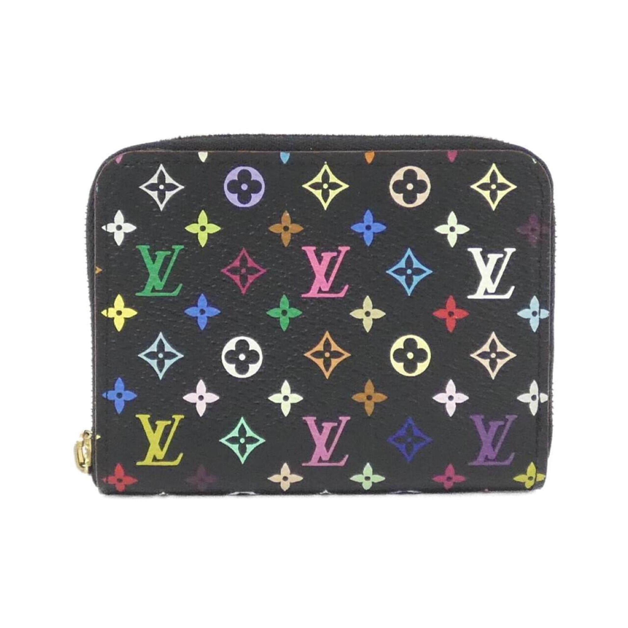 Louis Vuitton Black Violet Coated Canvas Coin Purse/Coin Case (Pre-Owned)