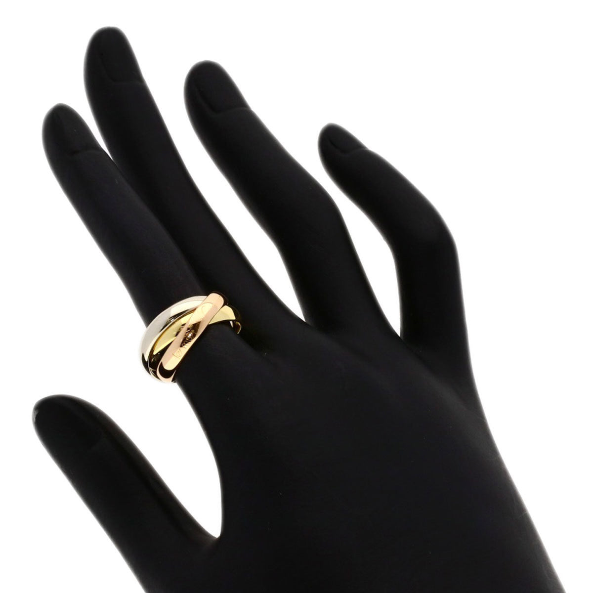 Cartier Trinity Yellow Gold (18K) Pink Gold (18K) White Gold (18K) Band Ring (Pre-Owned)