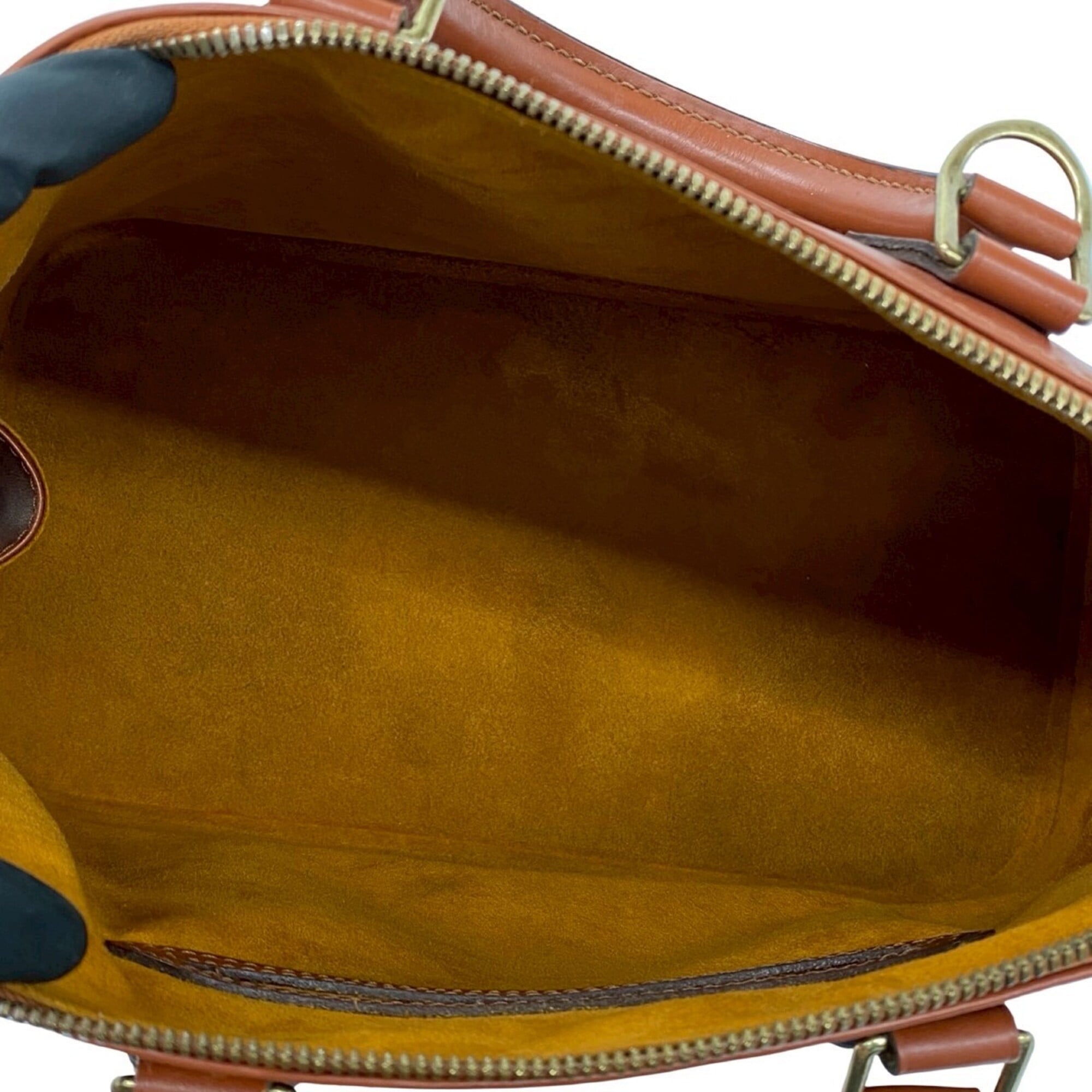 Louis Vuitton Brown Leather Boston Bag Handbag (Pre-Owned)