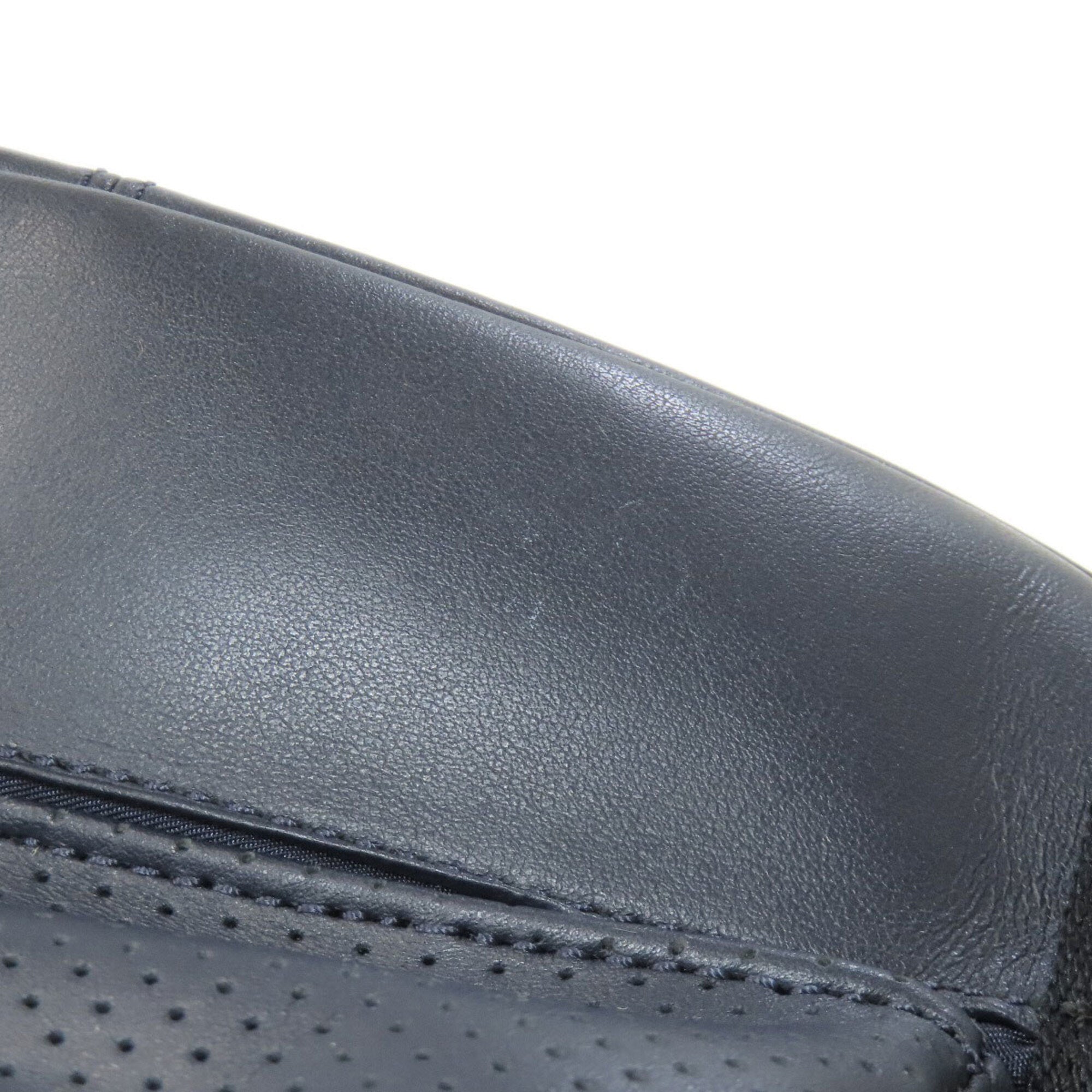 Coach Blue Navy Leather Backpack (Pre-Owned)