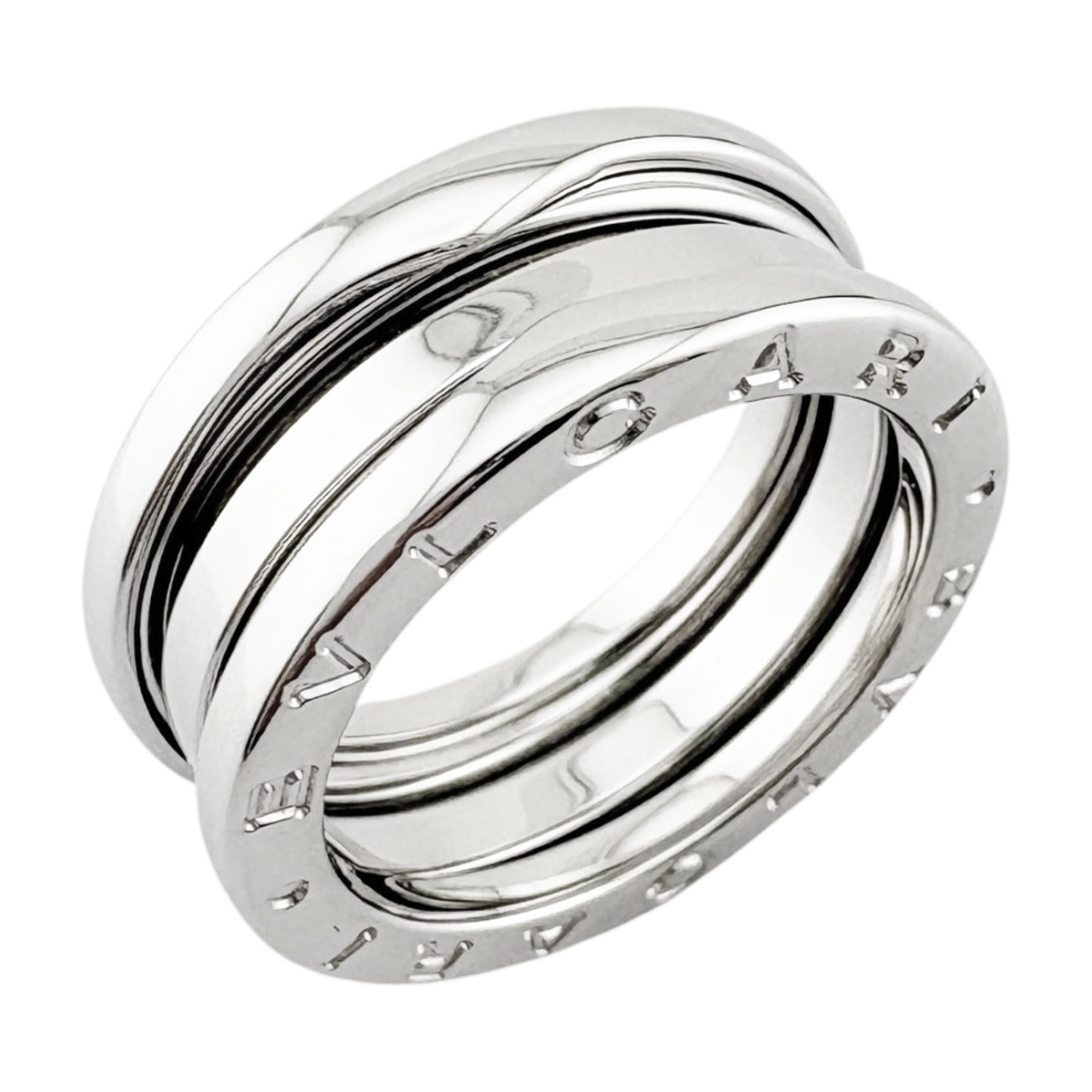 Bvlgari White Gold White Gold (18K) Band Ring (Pre-Owned)