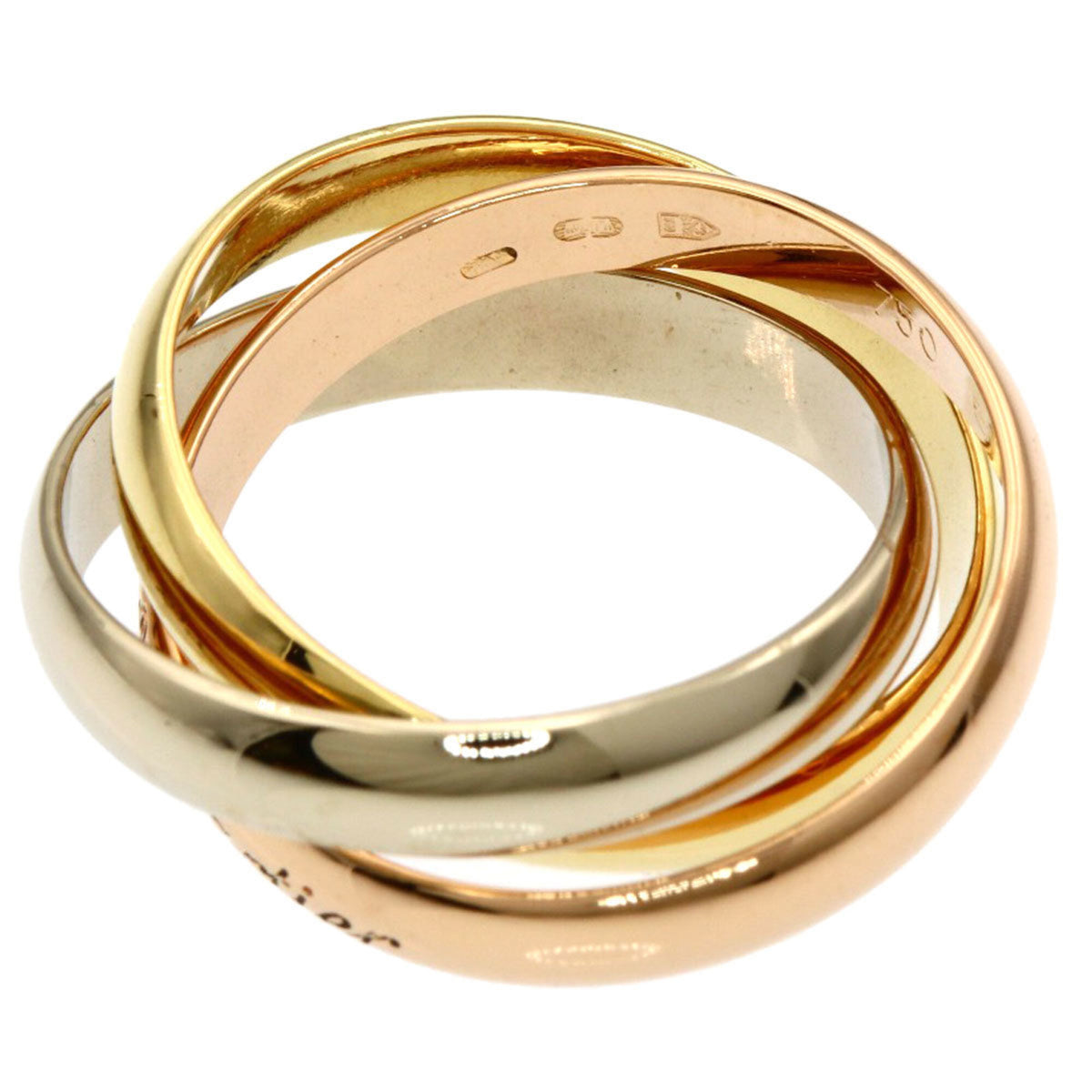 Cartier Yellow Gold (18K) Pink Gold (18K) White Gold (18K) Band Ring (Pre-Owned)