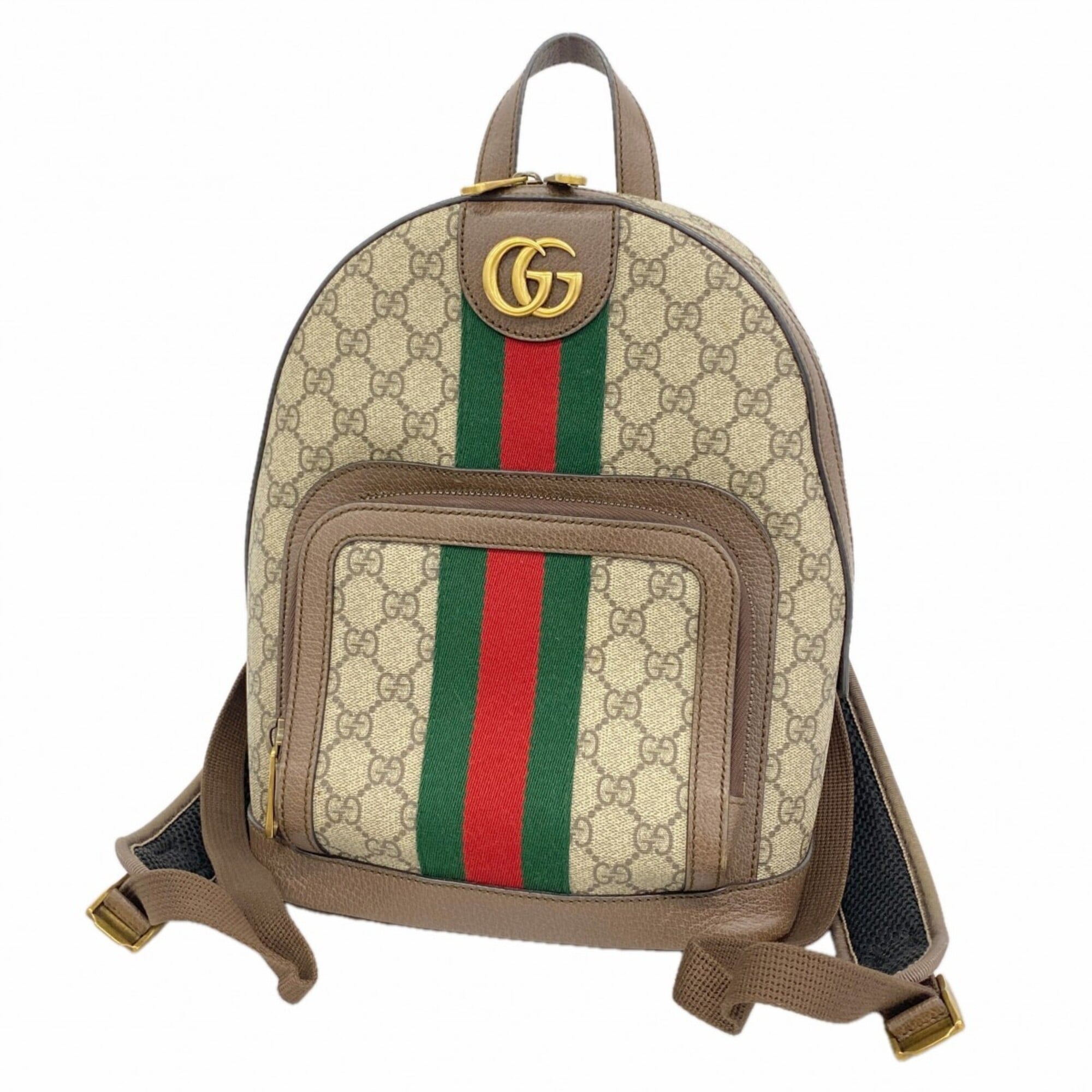 Gucci Brown Pvc Backpack (Pre-Owned)
