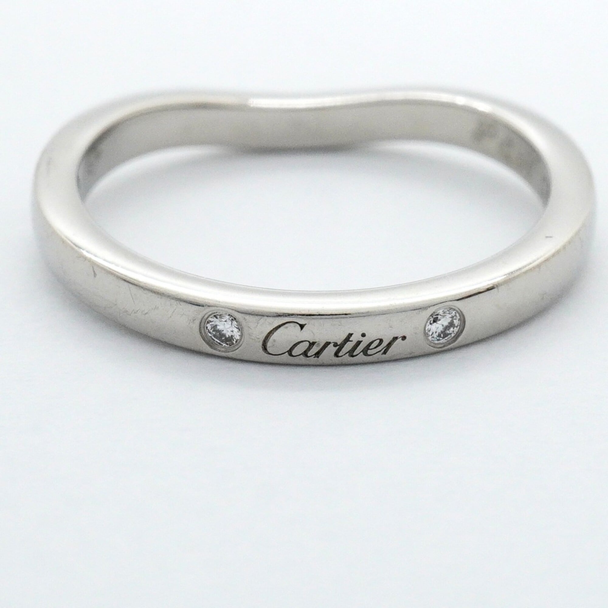 Cartier Platinum 950 Band Ring (Pre-Owned)