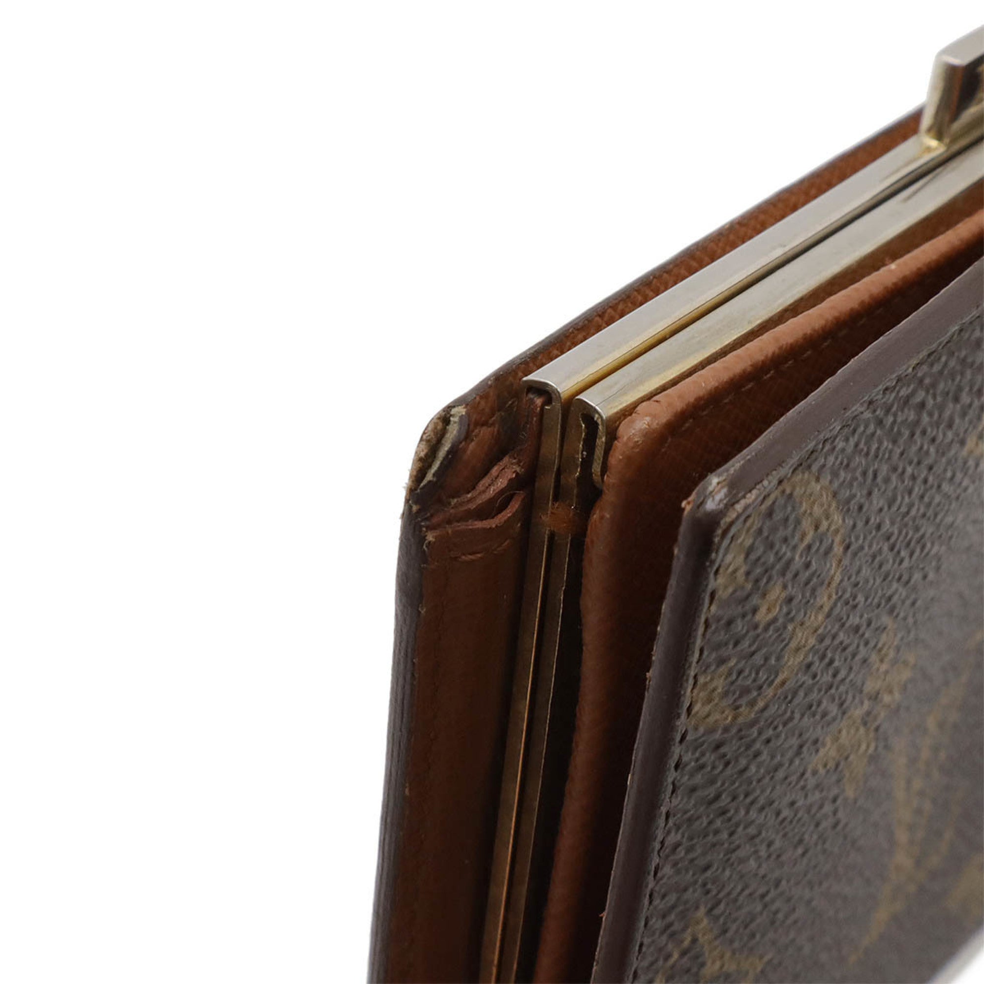 Louis Vuitton Brown Monogram Long Wallet (Bi-Fold) (Pre-Owned)