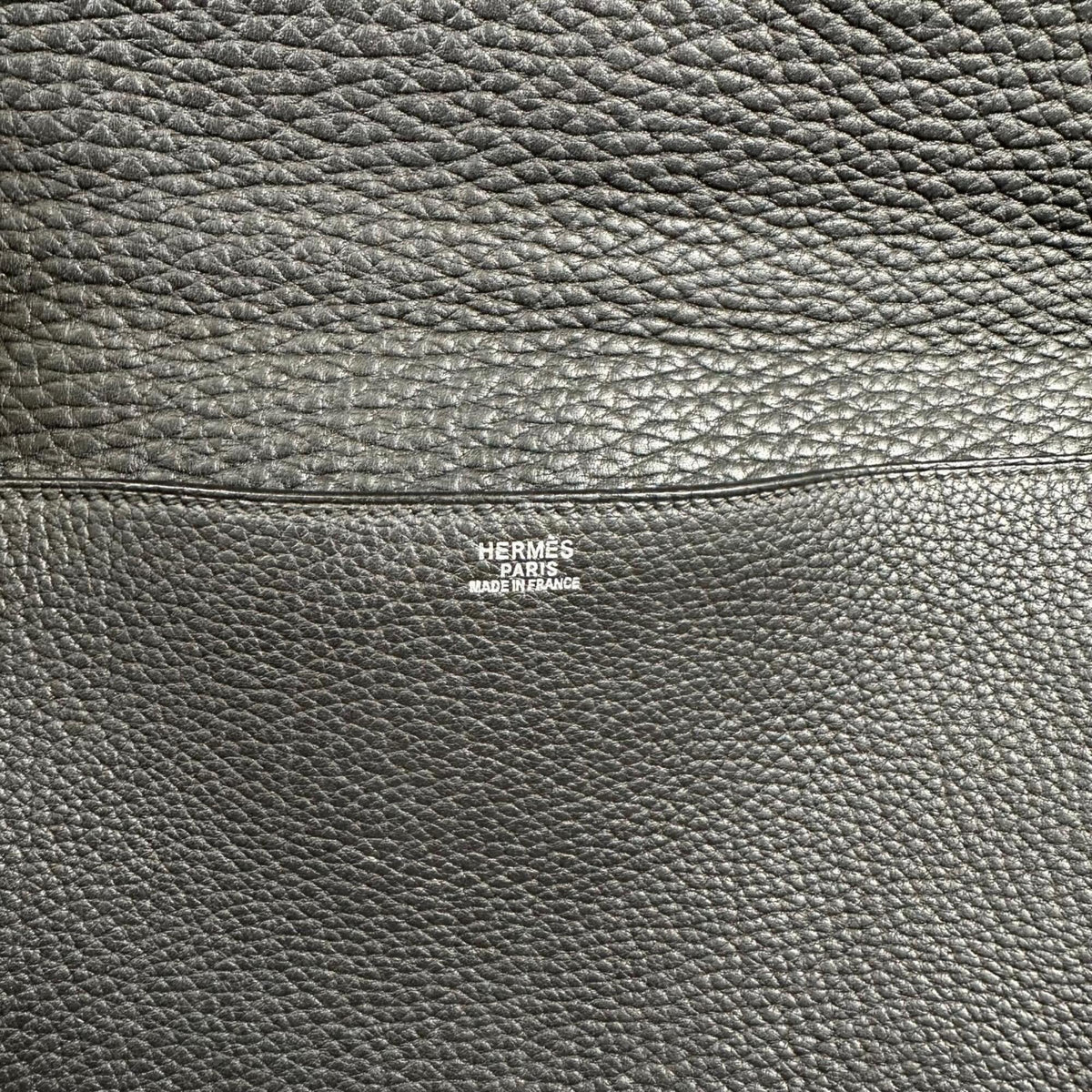 Hermes Black Fjord Leather Document Case (Pre-Owned)
