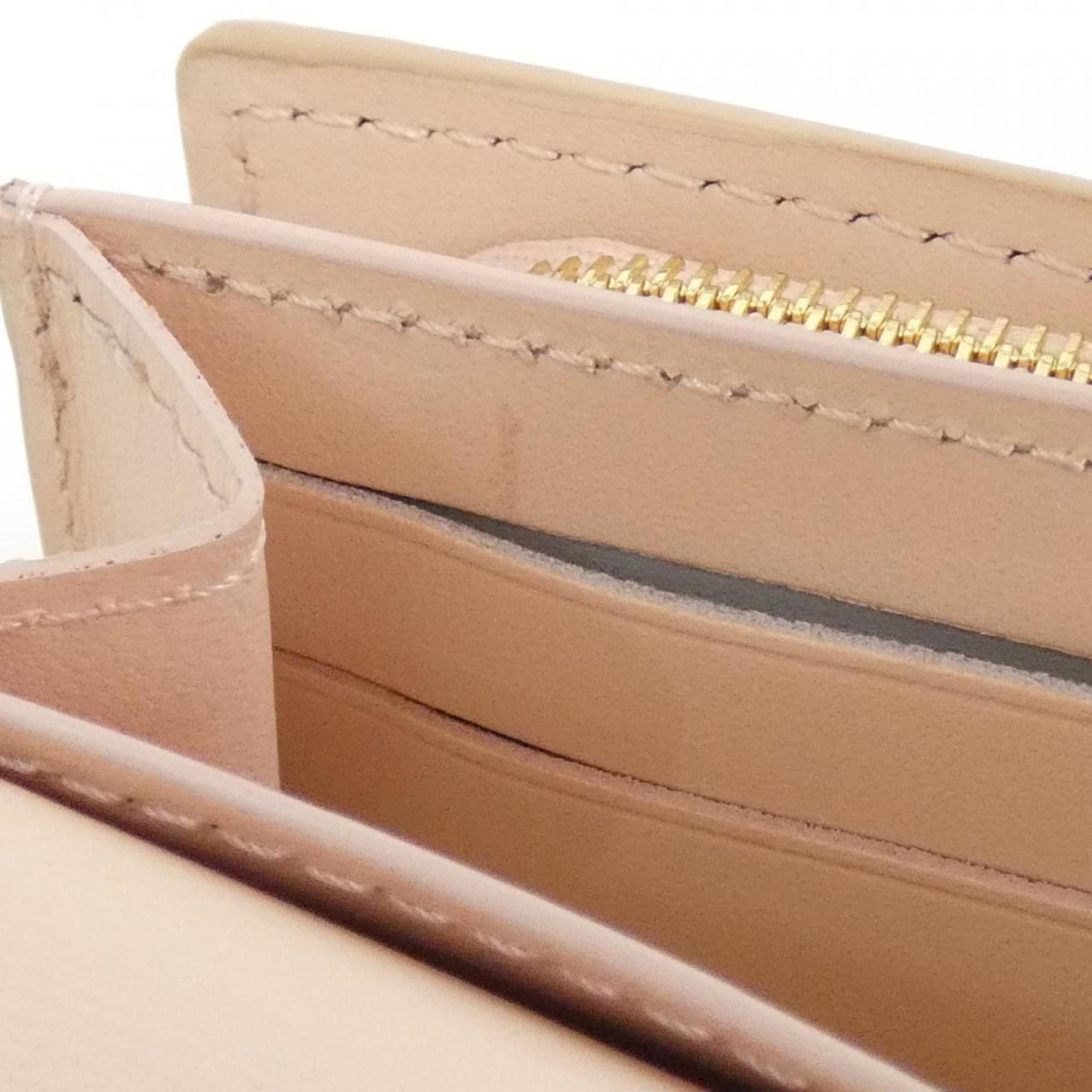 Louis Vuitton Sand Leather Wallet (Bi-Fold) (Pre-Owned)