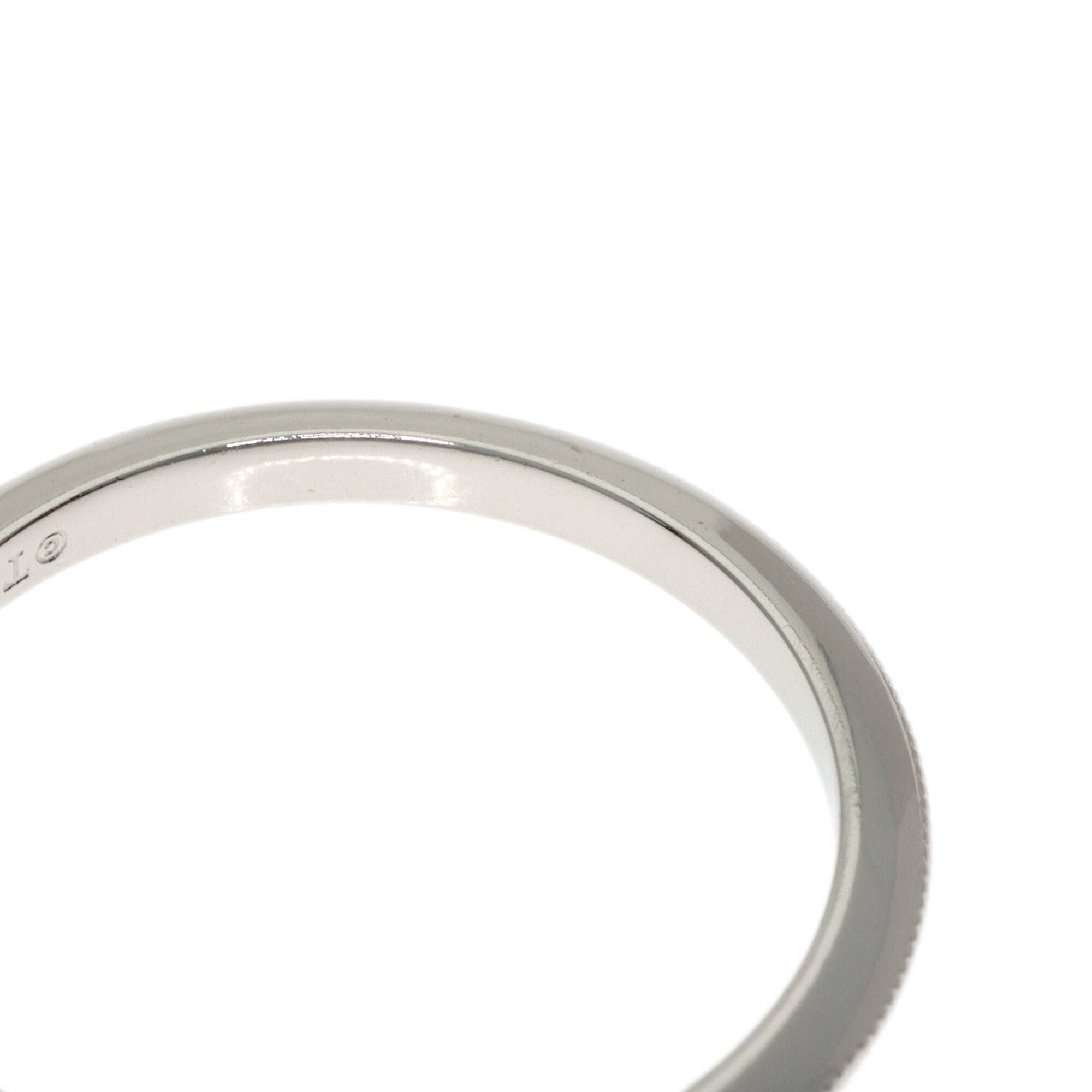 Tiffany Platinum Platinum 950 Band Ring (Pre-Owned)
