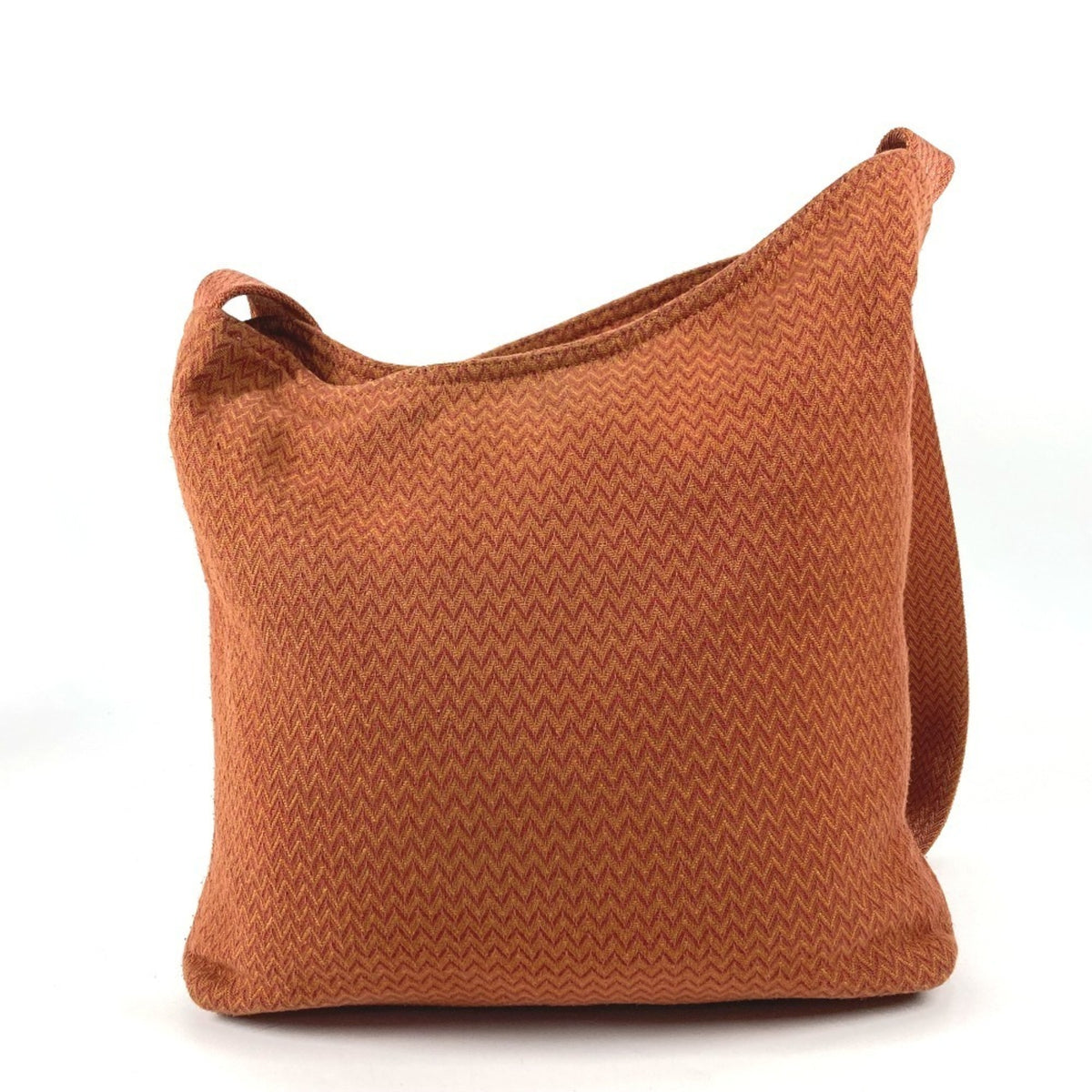 Hermes Orange Canvas Shoulder Bag (Pre-Owned)