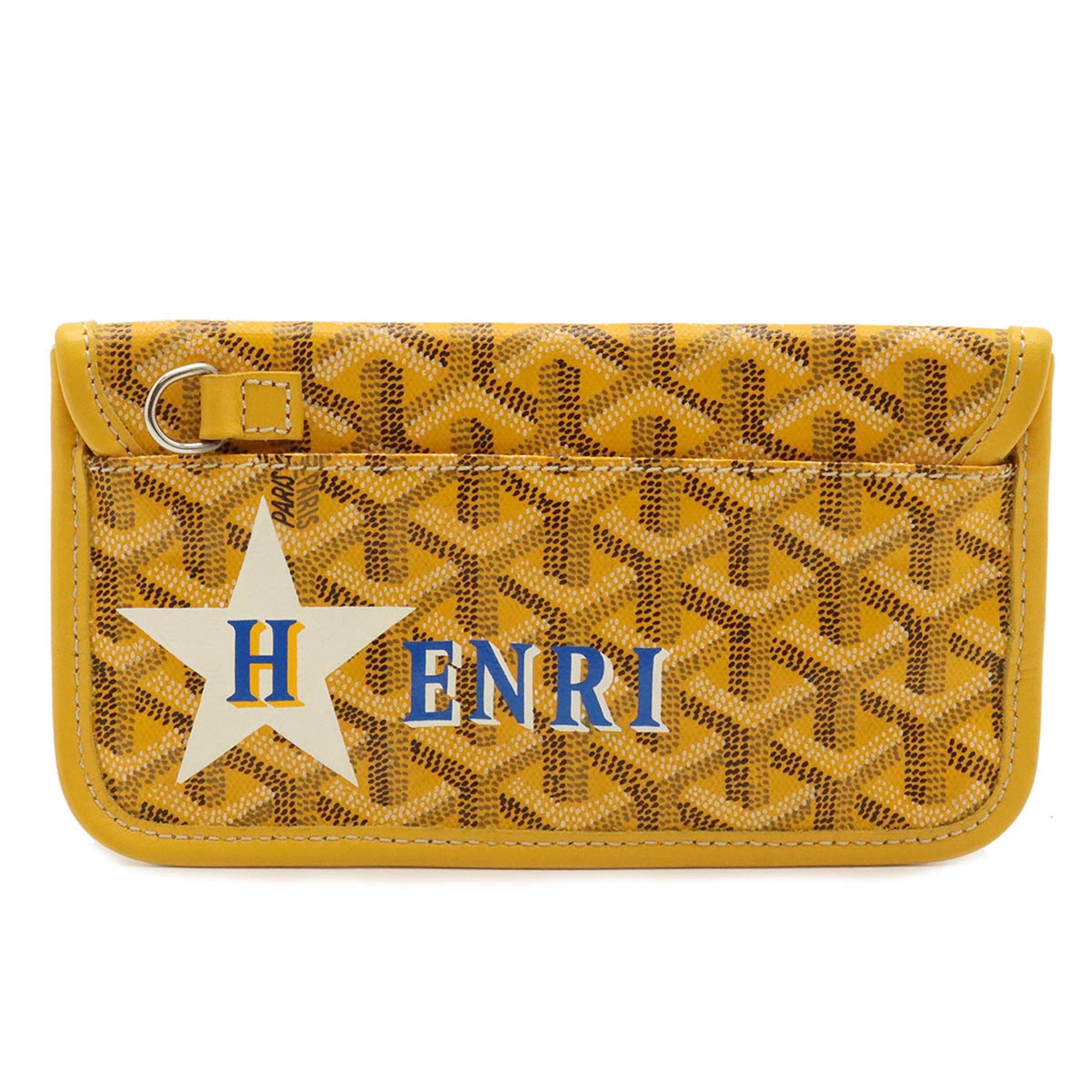 Goyard Yellow Pvc Leather Pouch Shoulder Bag Tote Bag (Pre-Owned)