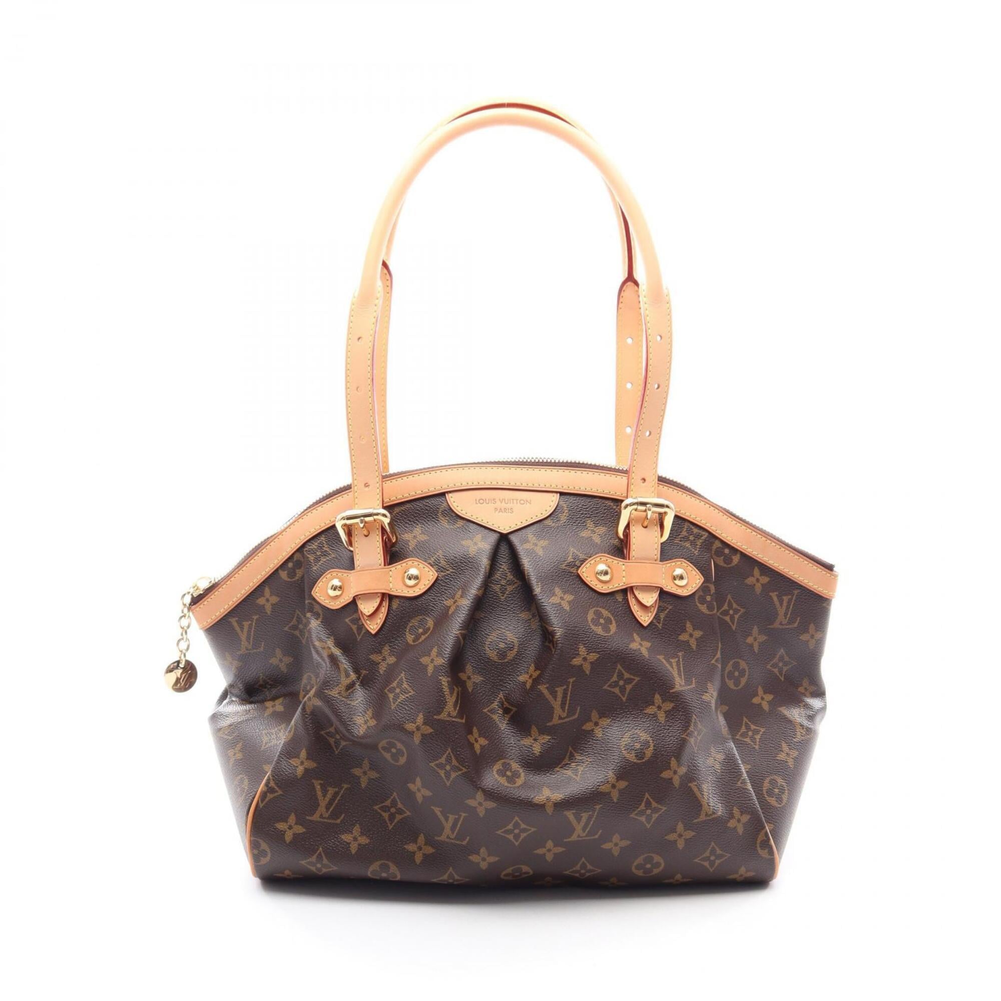 Louis Vuitton Brown Coated Canvas Pvc Monogram Leather Handbag (Pre-Owned)