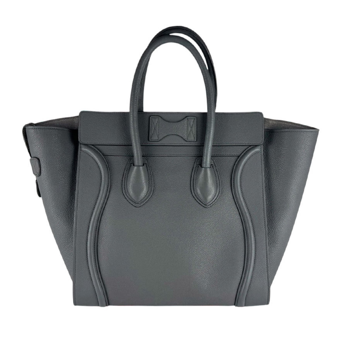 Celine Gray Leather Handbag (Pre-Owned)