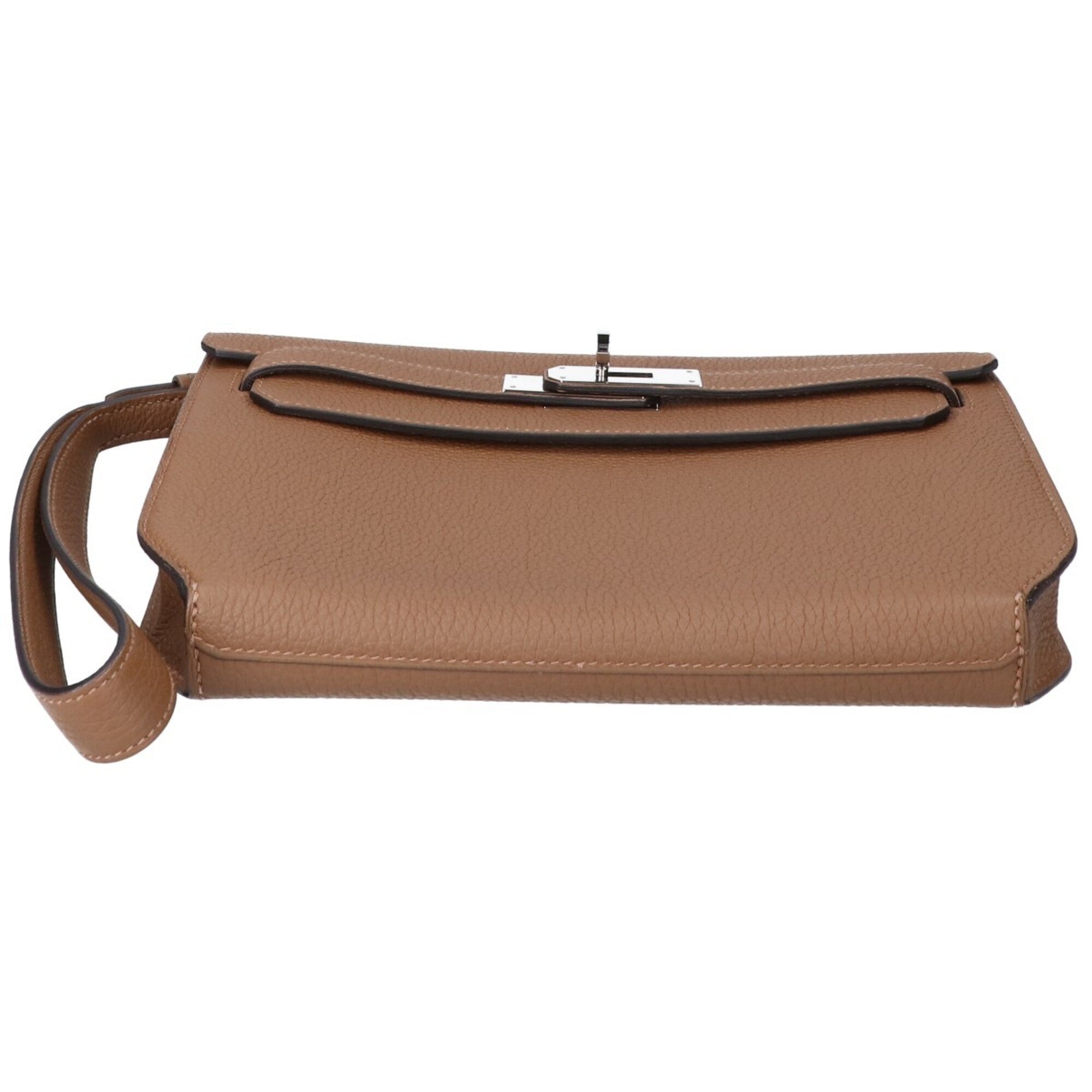 Hermes Alezan Togo Leather Clutch Bag (Pre-Owned)