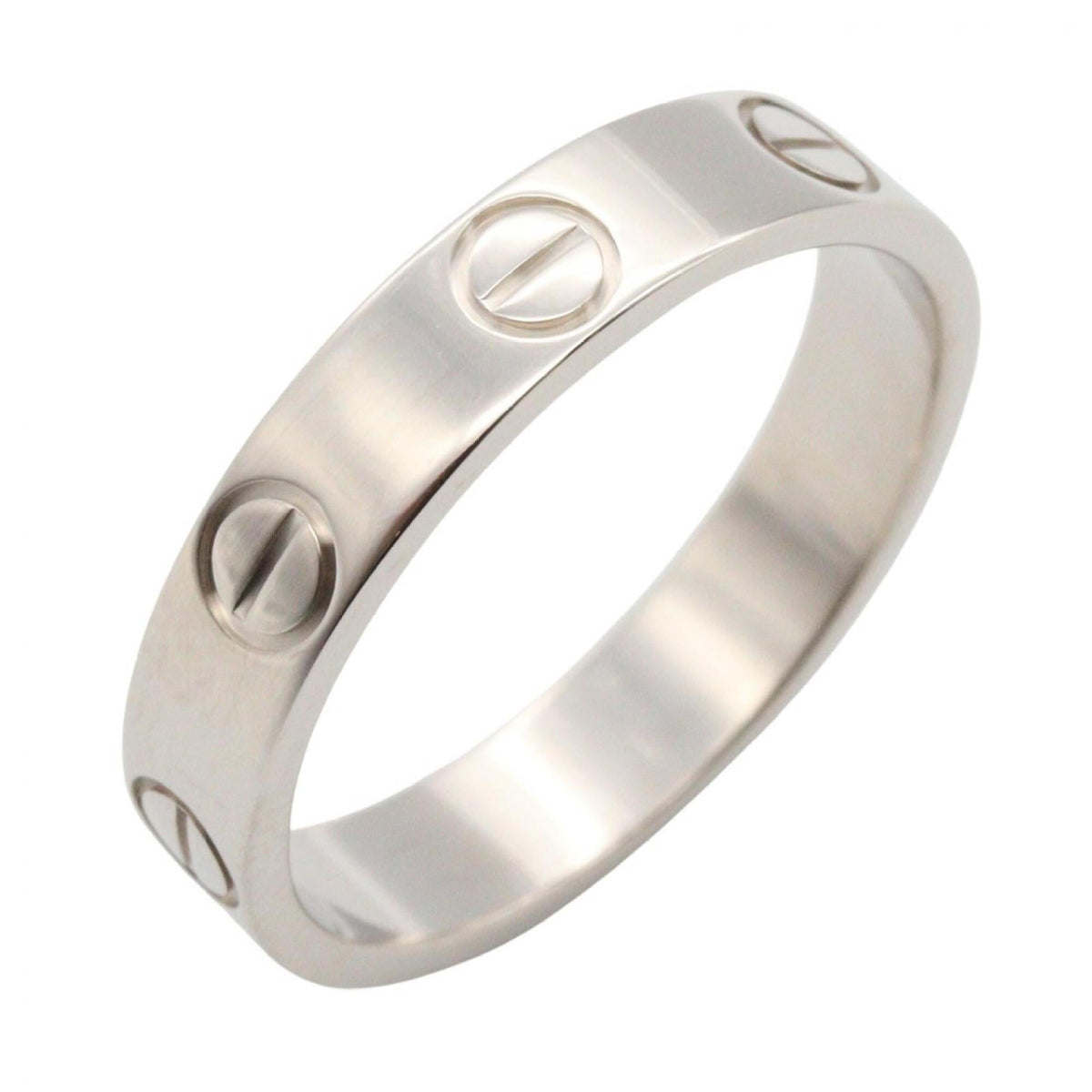 Cartier Silver White Gold (18K) Band Ring (Pre-Owned)