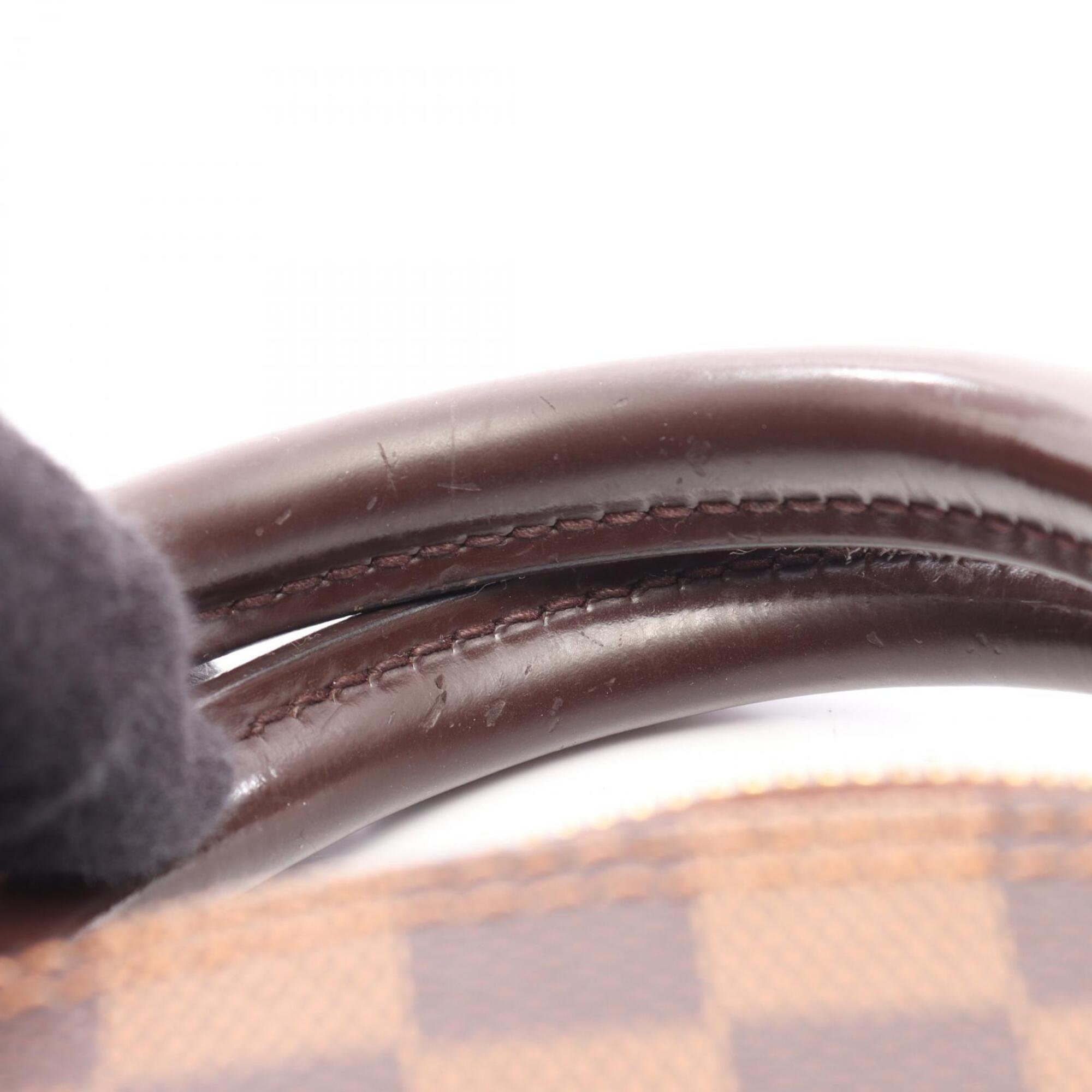Louis Vuitton Brown Coated Canvas Leather Handbag (Pre-Owned)