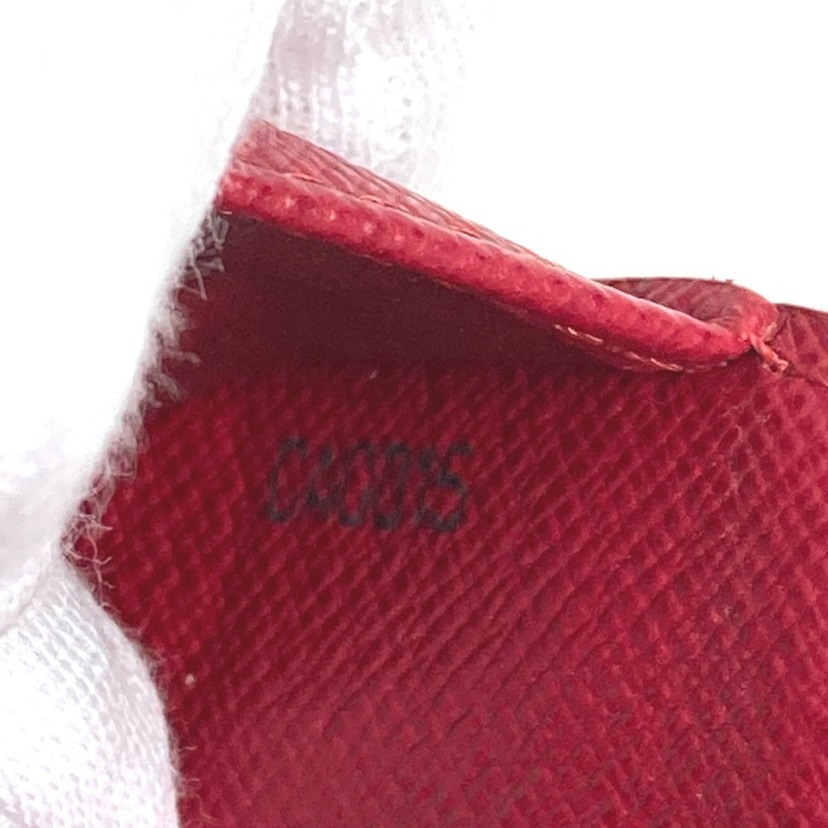 Louis Vuitton Brown Red Color Monogram Canvas Wallet (Bi-Fold) (Pre-Owned)