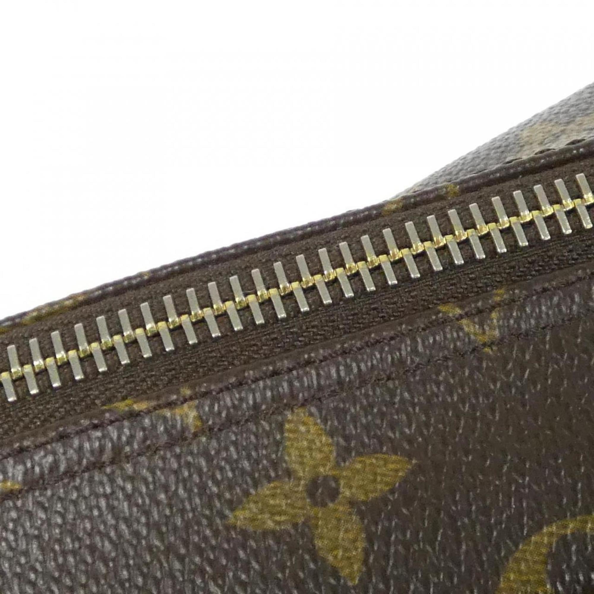 Louis Vuitton Monogram Marron Coated Canvas Shoulder Bag (Pre-Owned)