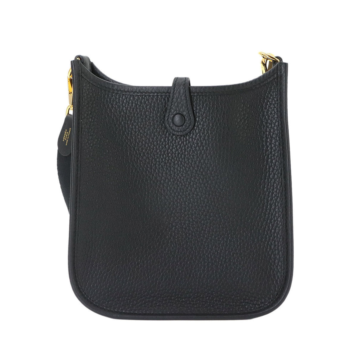 Hermes Black Taurillon Clemence Leather Shoulder Bag (Pre-Owned)