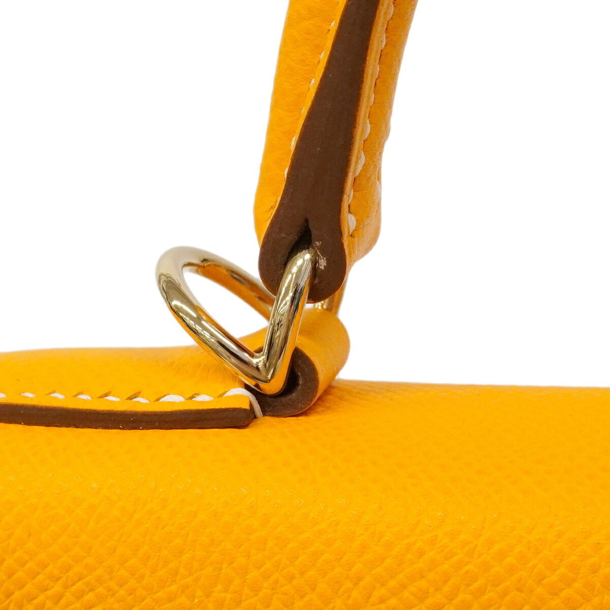 Hermes Champagne Gold Epsom Leather Handbag (Pre-Owned)