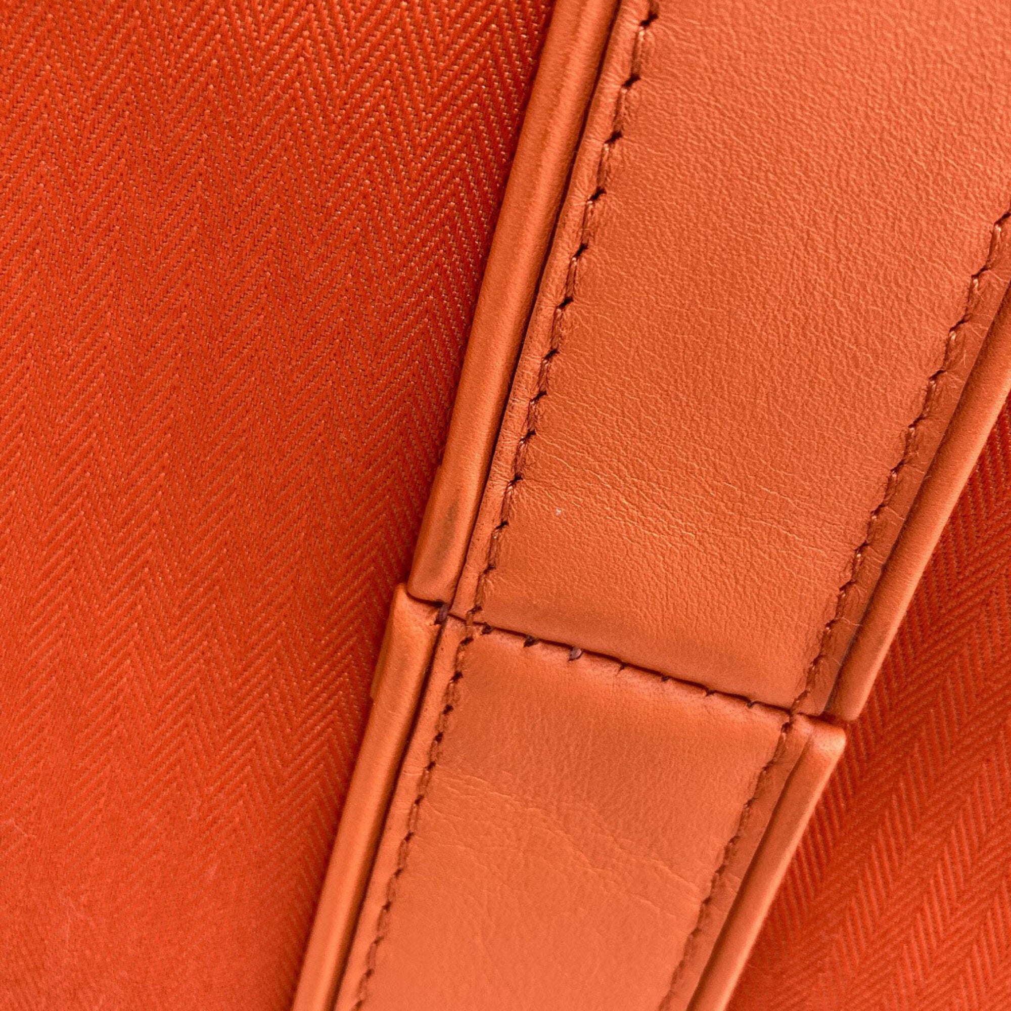 Hermes Orange Cotton Polyester Tote Bag (Pre-Owned)