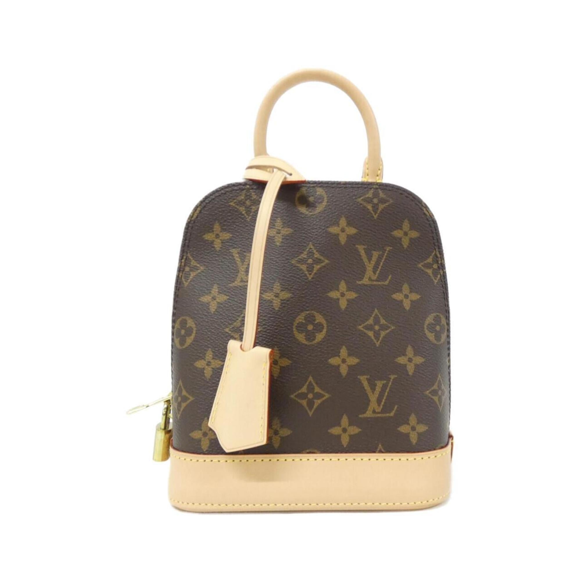 Louis Vuitton Brown Coated Canvas Backpack (Pre-Owned)