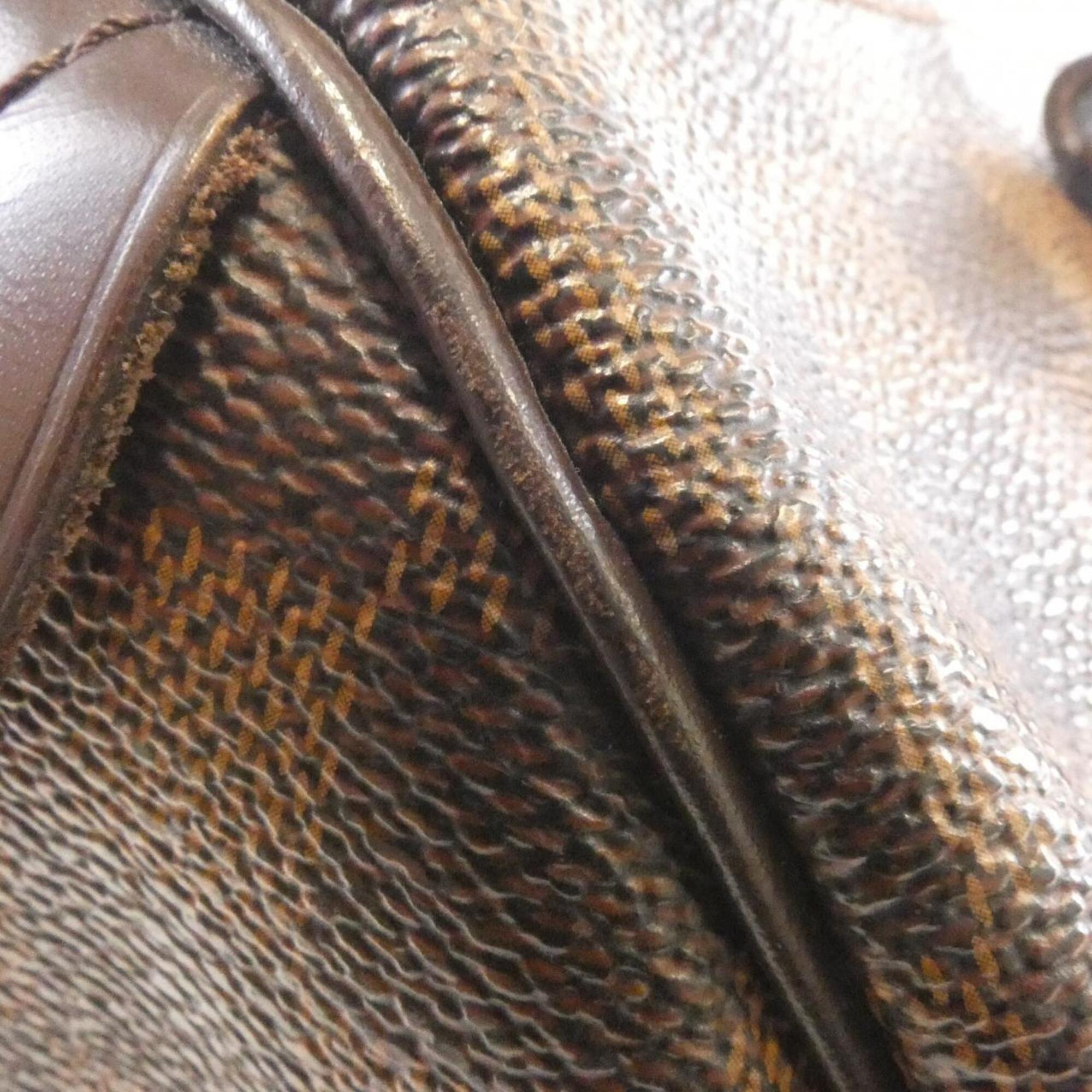 Louis Vuitton Ebene Coated Canvas Boston Bag (Pre-Owned)