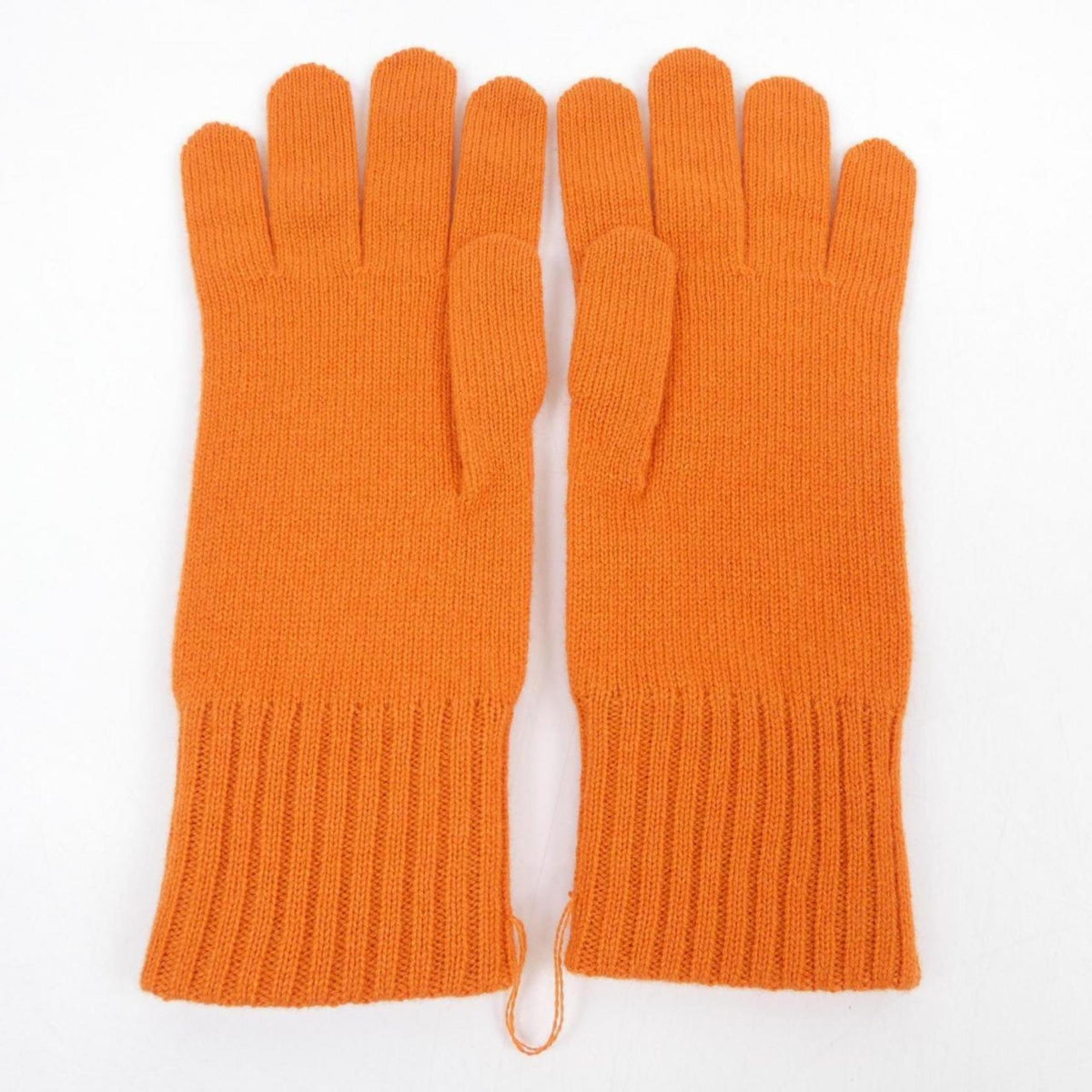 Hermes Orange Cashmere Warm Gloves (Pre-Owned)