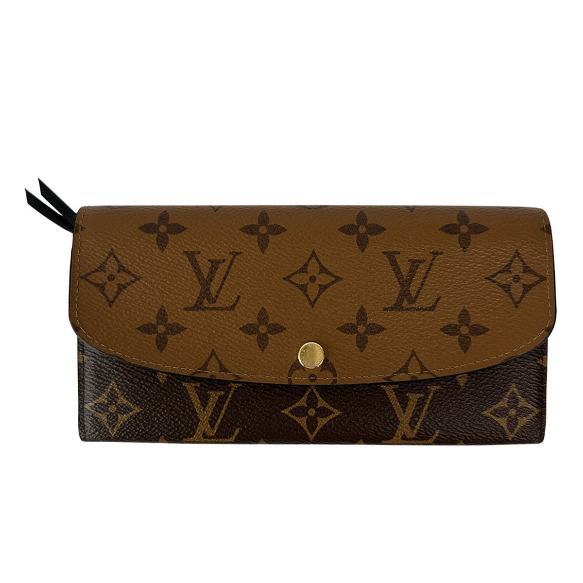 Louis Vuitton Monogram Reverse Monogram Reverse Monogram Canvas Long Wallet (Bi-Fold) (Pre-Owned)