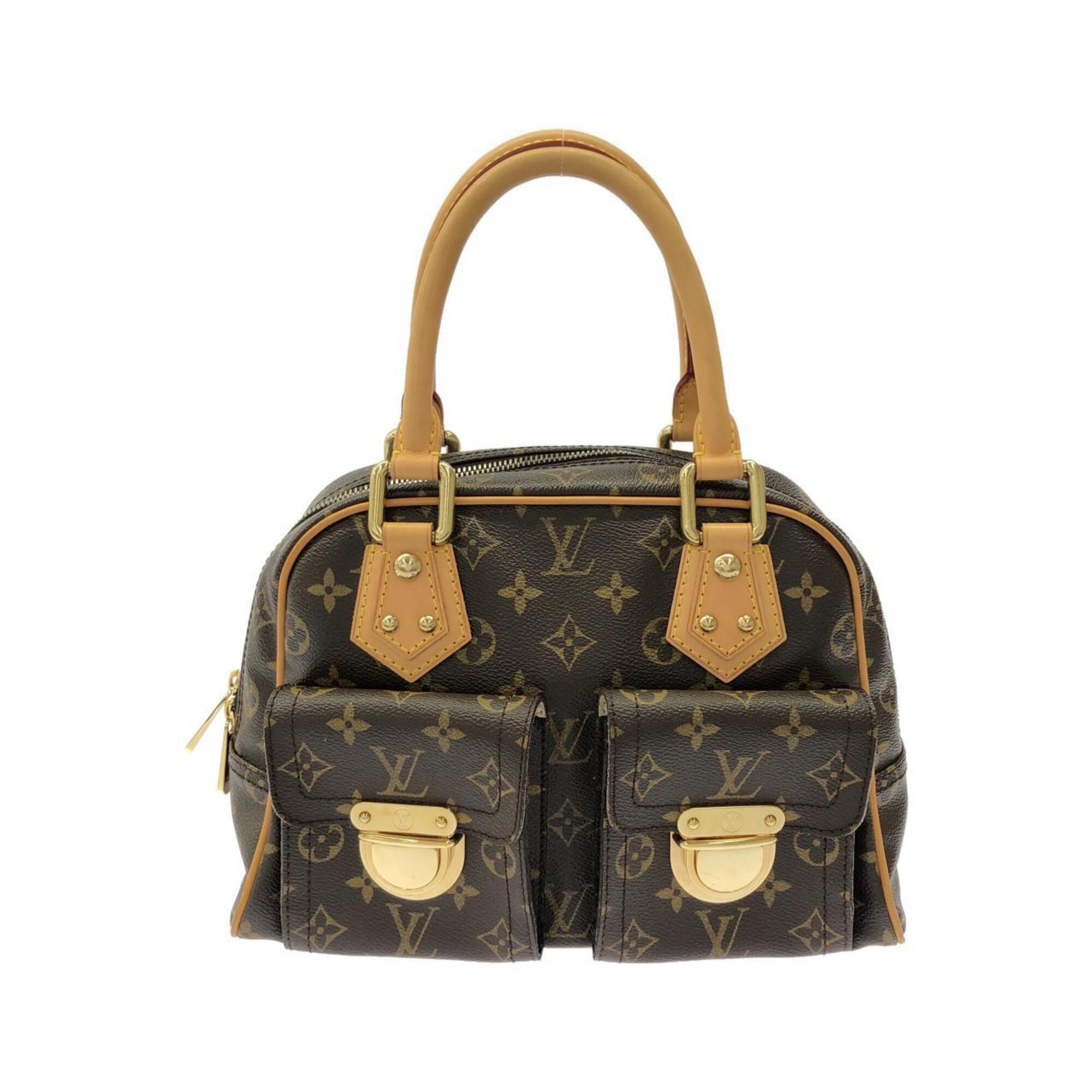 Louis Vuitton Marron Coated Canvas Handbag (Pre-Owned)