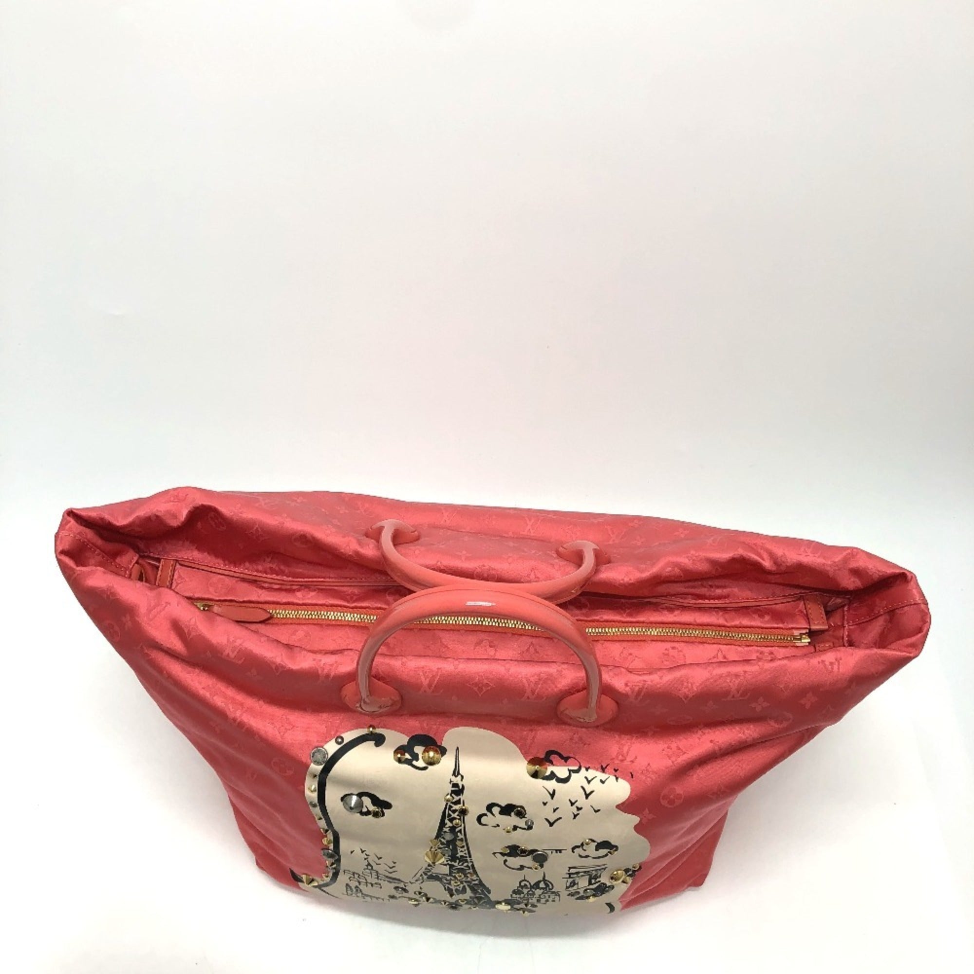 Louis Vuitton Pink Nylon Tote Bag (Pre-Owned)