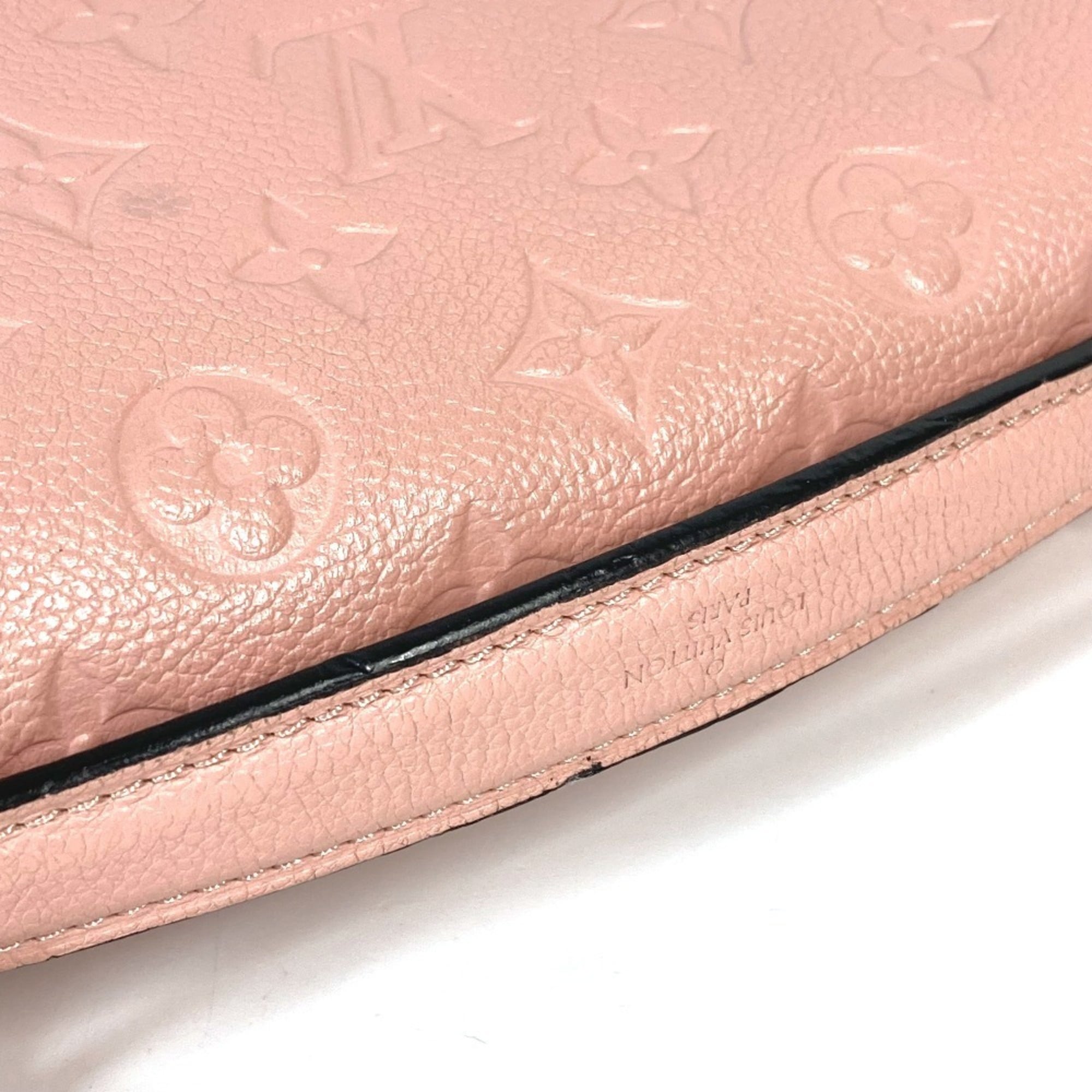 Louis Vuitton Pink Rose Poudre Monogram Empreinte Handbag Shoulder Bag (Pre-Owned)