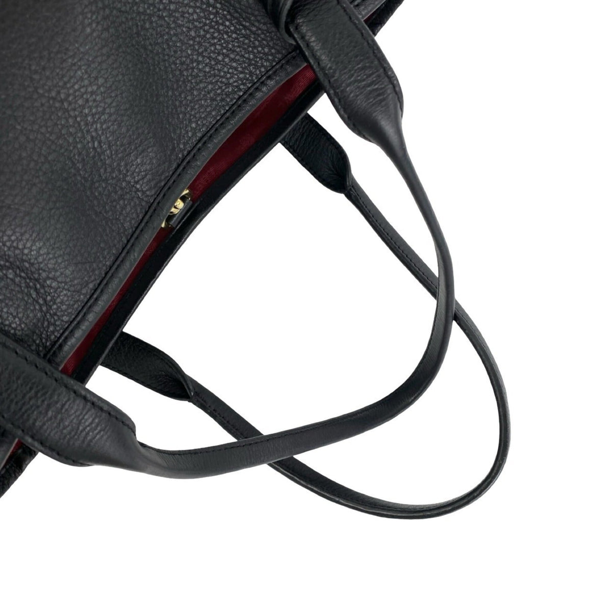 Loewe Black Leather Handbag Tote Bag (Pre-Owned)