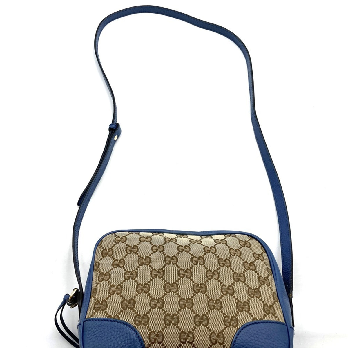 Gucci Brown Gg Canvas Leather Shoulder Bag (Pre-Owned)
