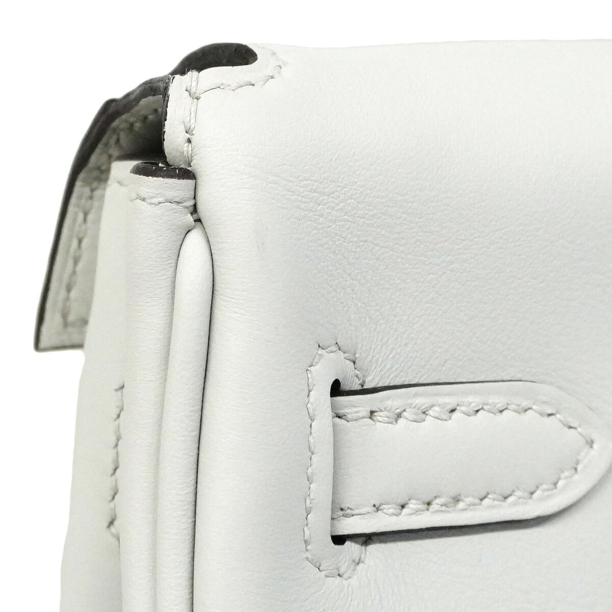 Hermes Gray Swift Leather Shoulder Bag (Pre-Owned)
