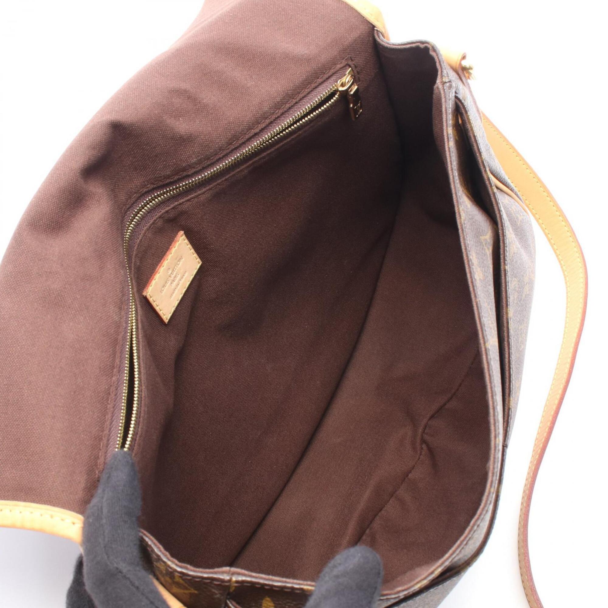 Louis Vuitton Brown Coated Canvas Monogram Pvc Leather Shoulder Bag (Pre-Owned)
