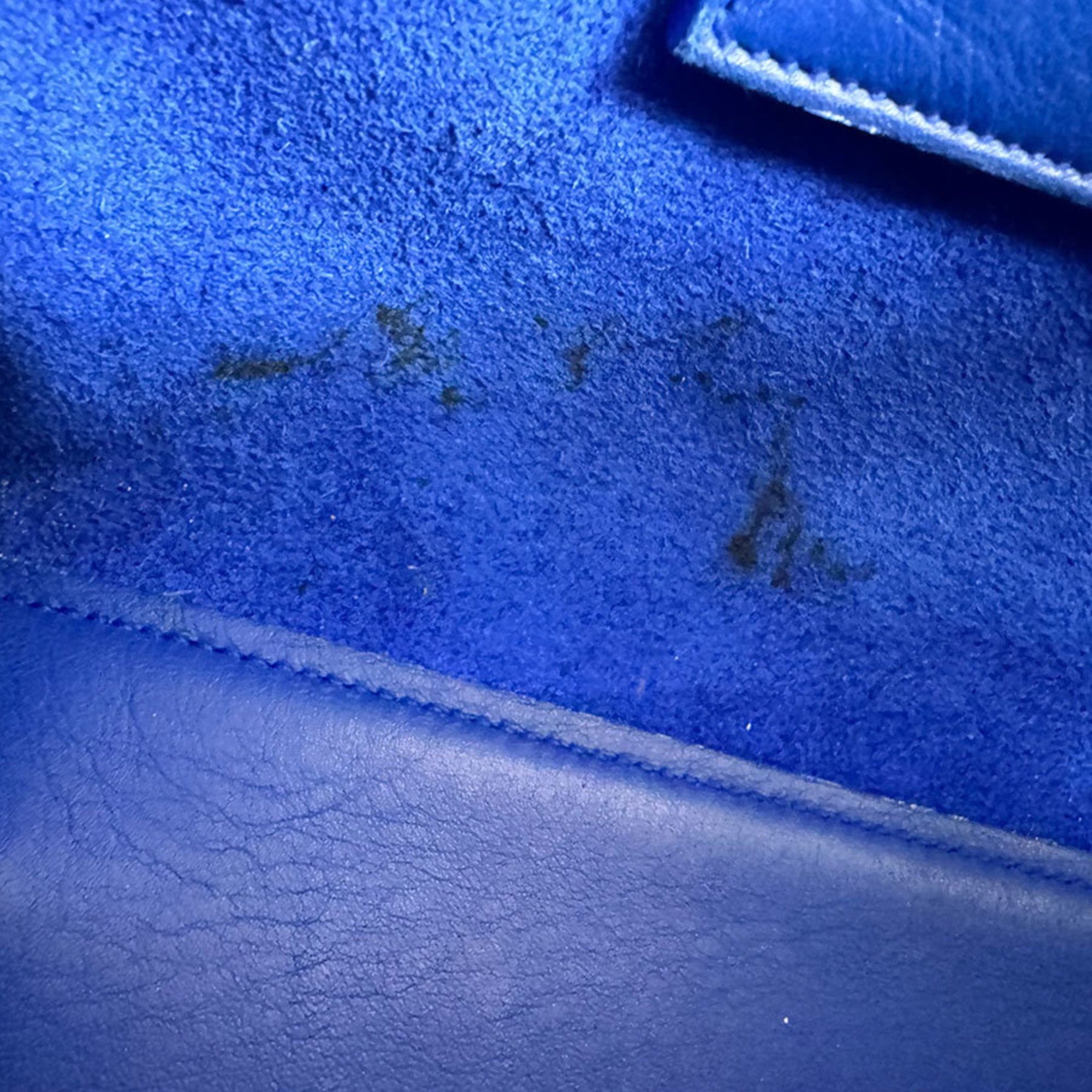 Saint Laurent Blue Leather Handbag Shoulder Bag (Pre-Owned)