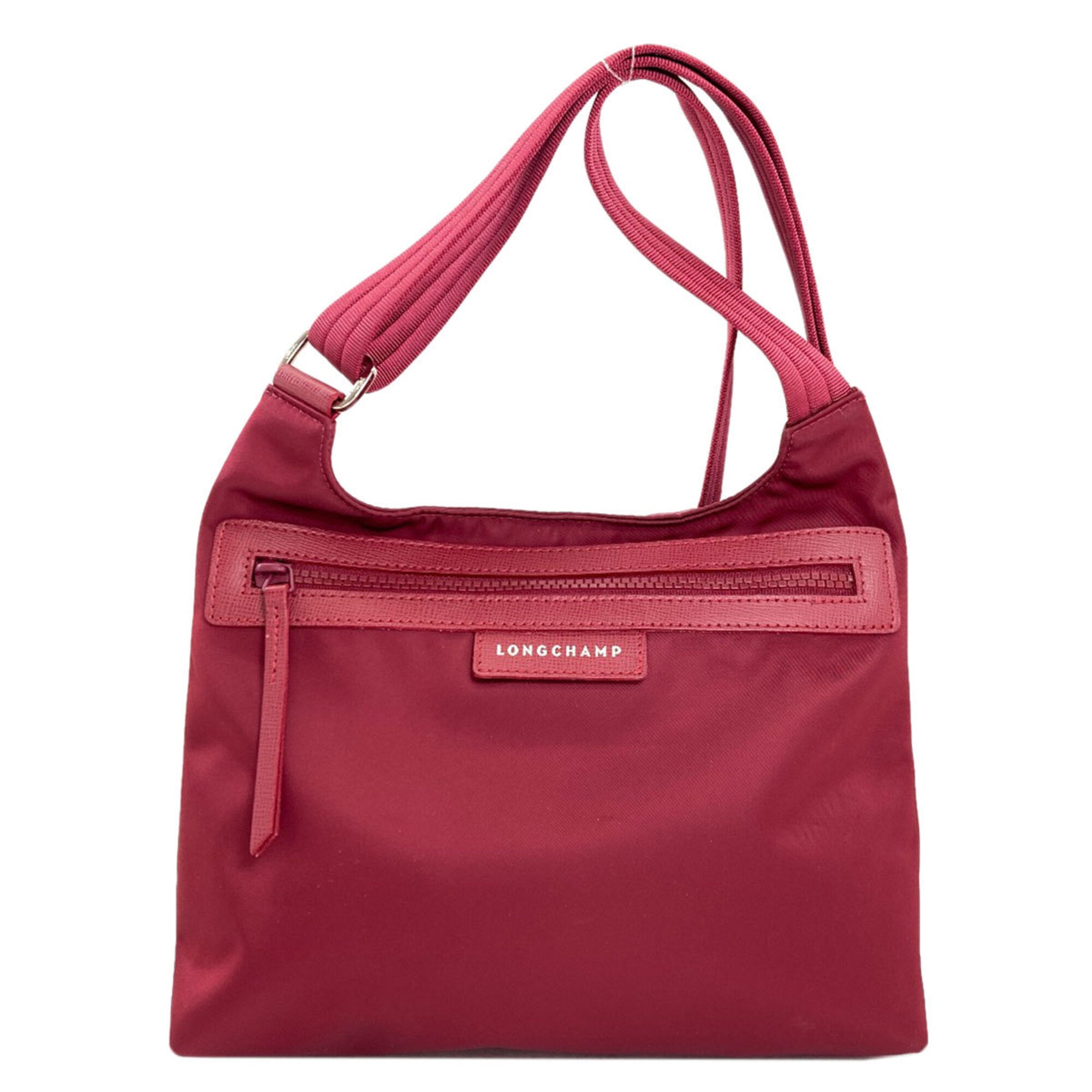 Longchamp Bordeaux Nylon Shoulder Bag (Pre-Owned)