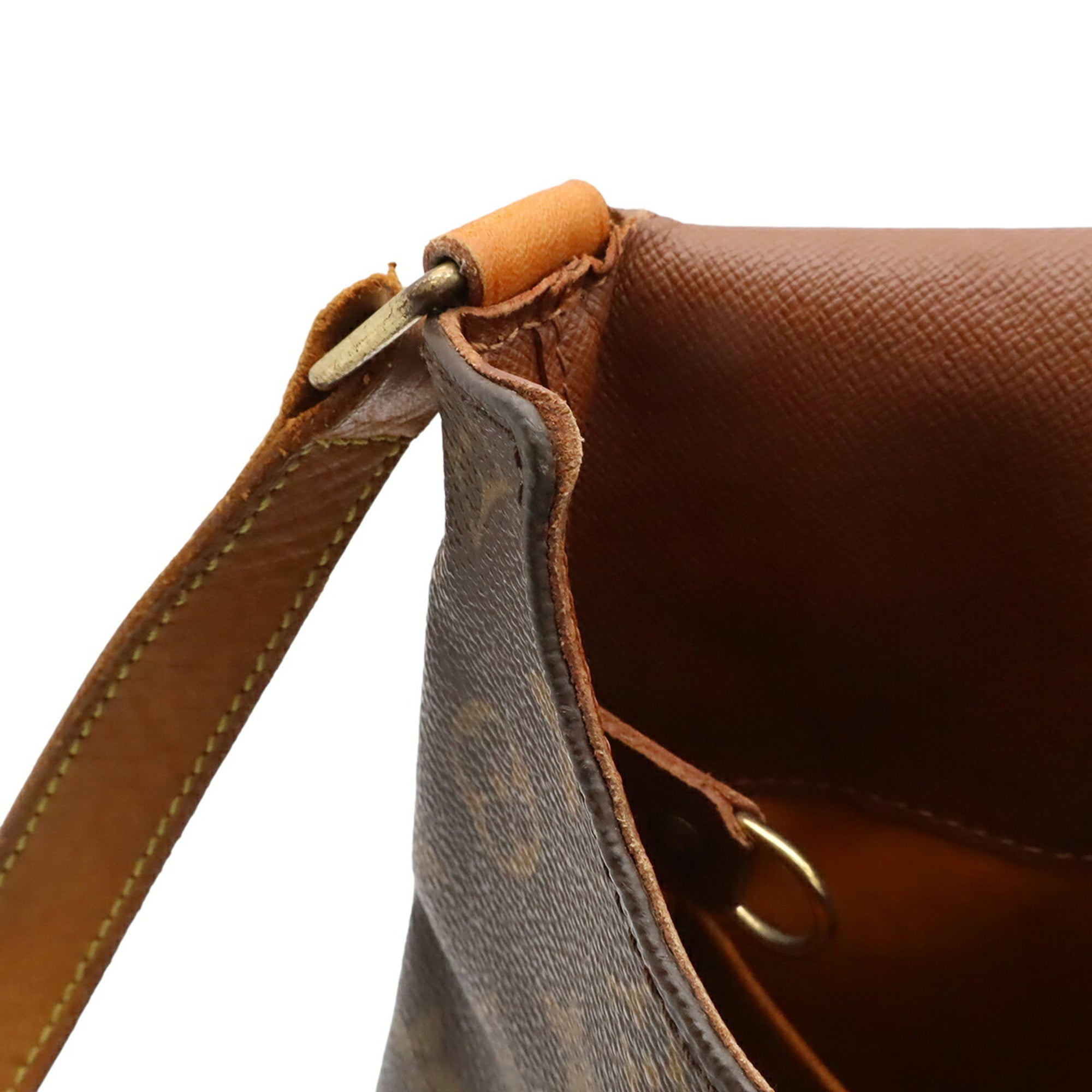 Louis Vuitton Brown Galle Monogram White Monogram Shoulder Bag (Pre-Owned)