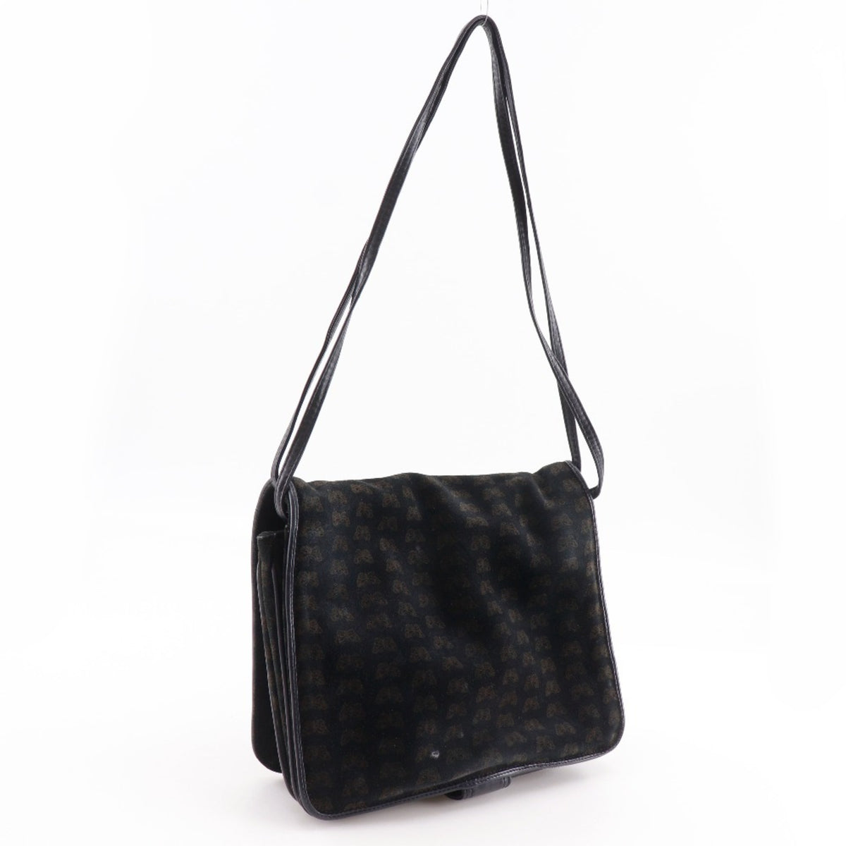 Bottega Veneta Black Suede Shoulder Bag Tote Bag (Pre-Owned)