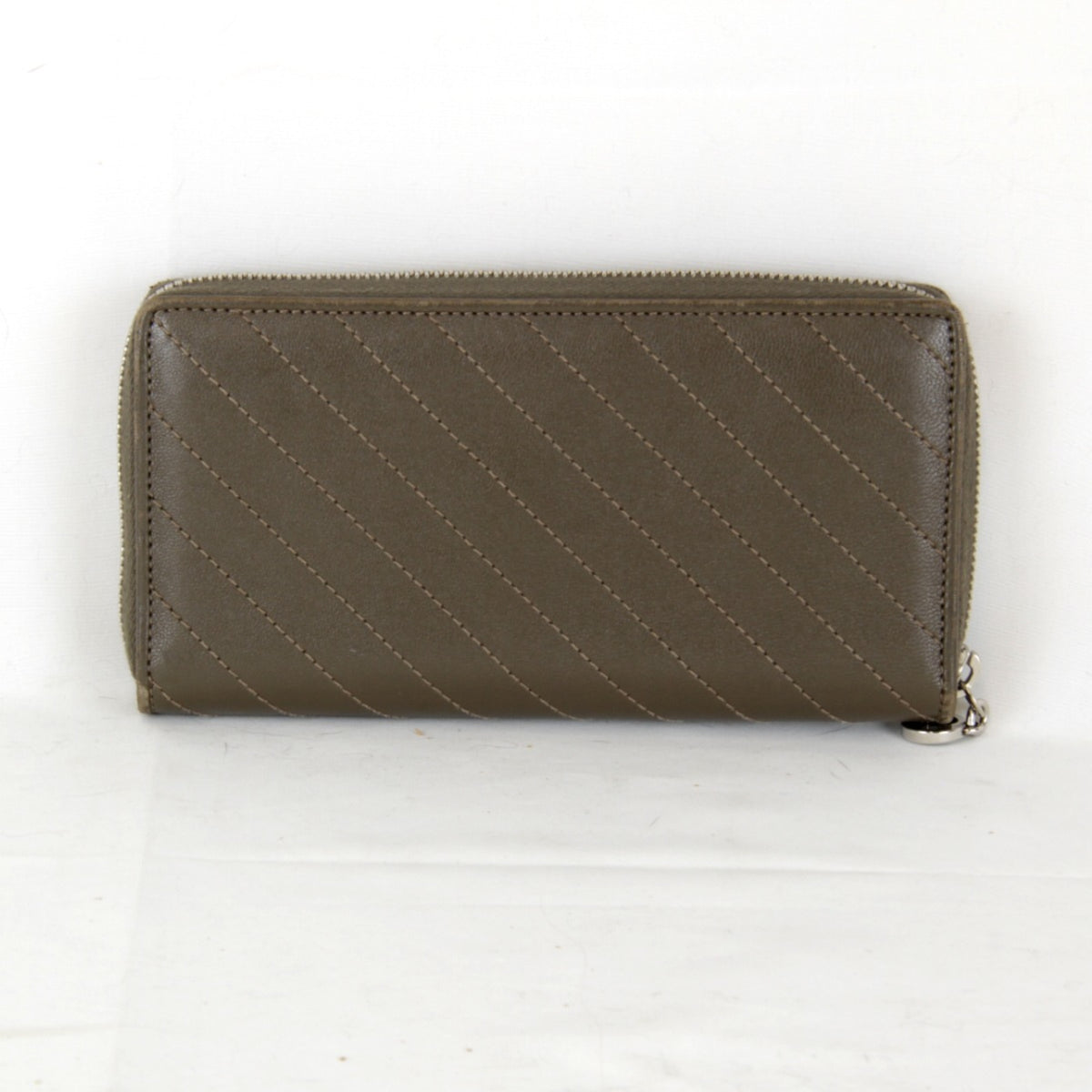 Gucci Brown Leather Long Wallet (Bi-Fold) (Pre-Owned)