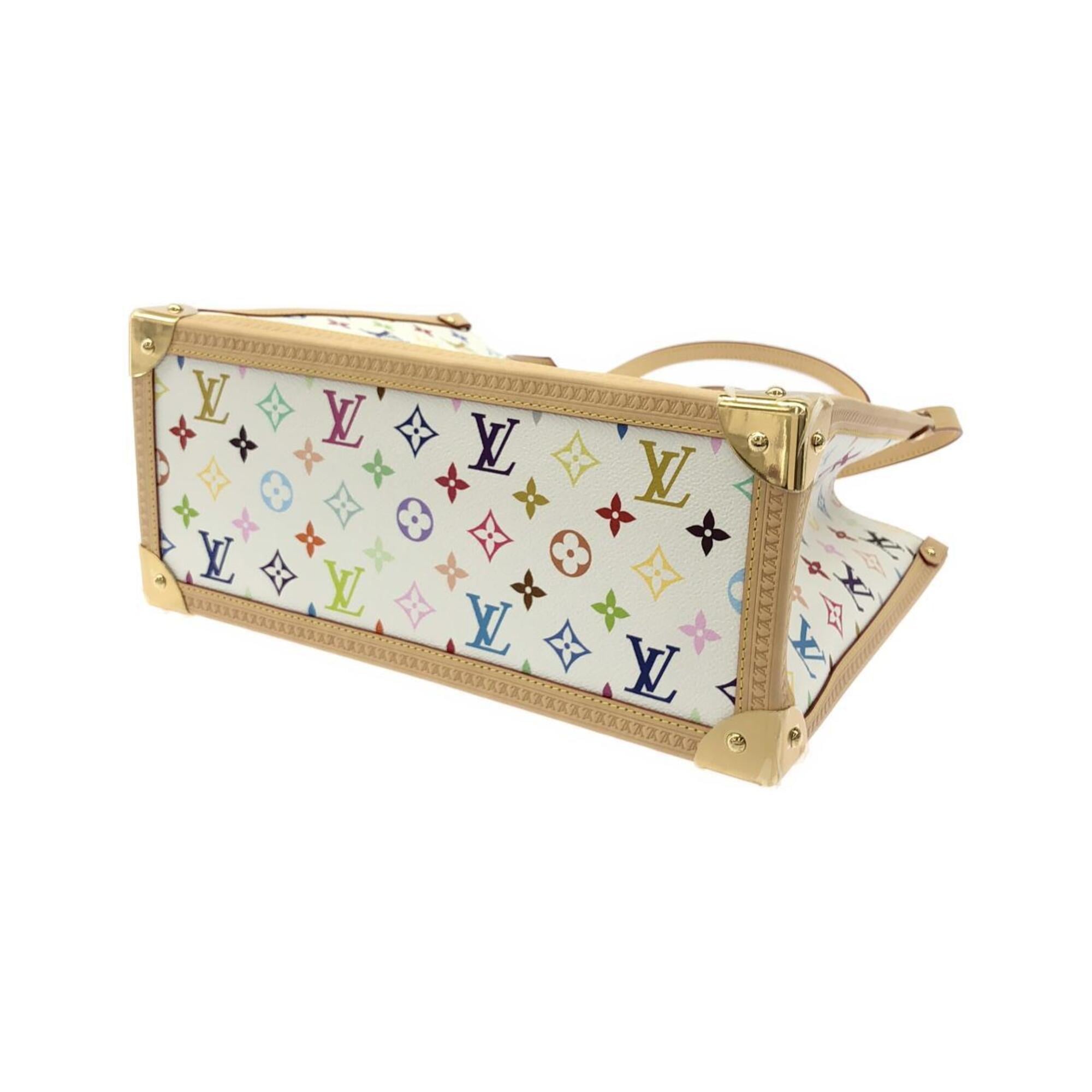Louis Vuitton Monogram Multicolore White Coated Canvas Handbag (Pre-Owned)