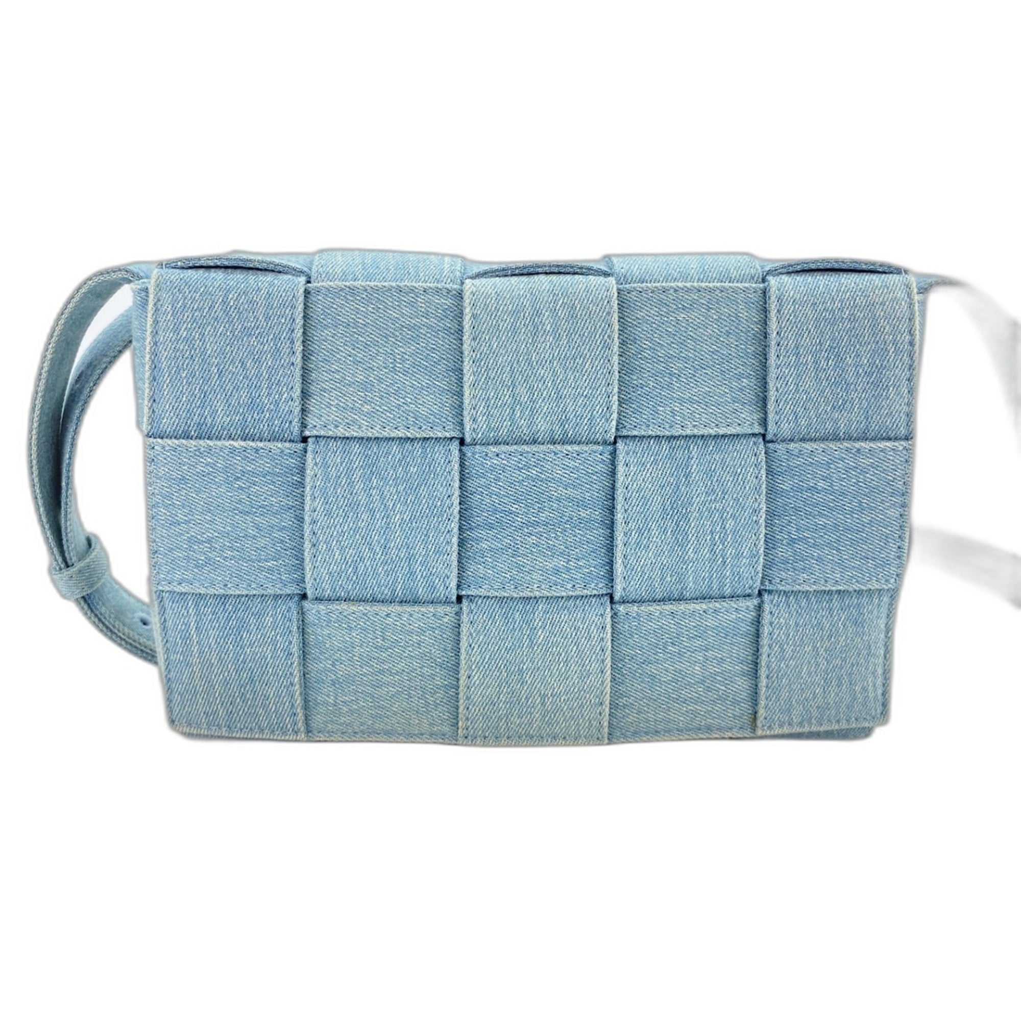 Bottega Veneta Blue Shoulder Bag (Pre-Owned)