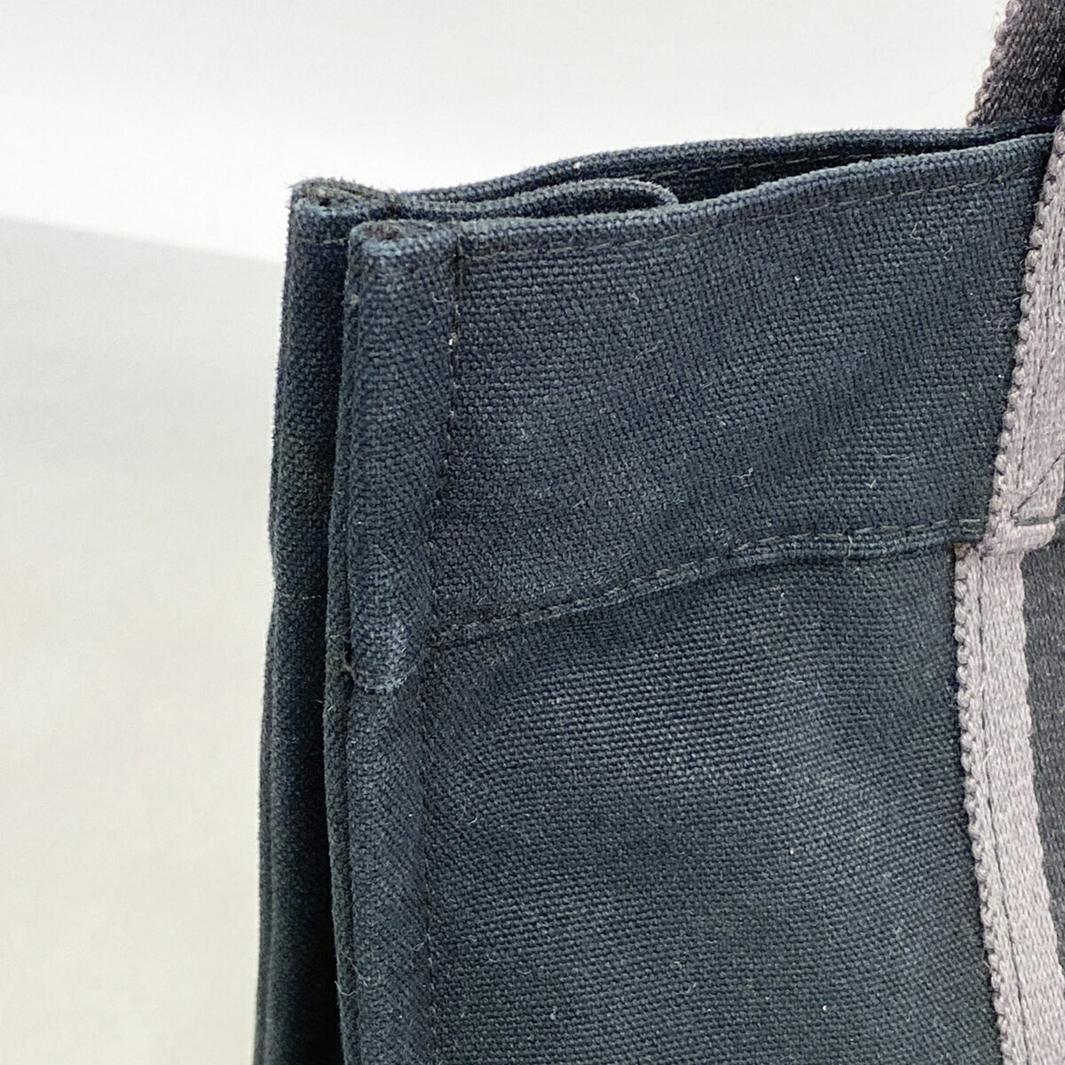 Hermes Black Canvas Handbag (Pre-Owned)