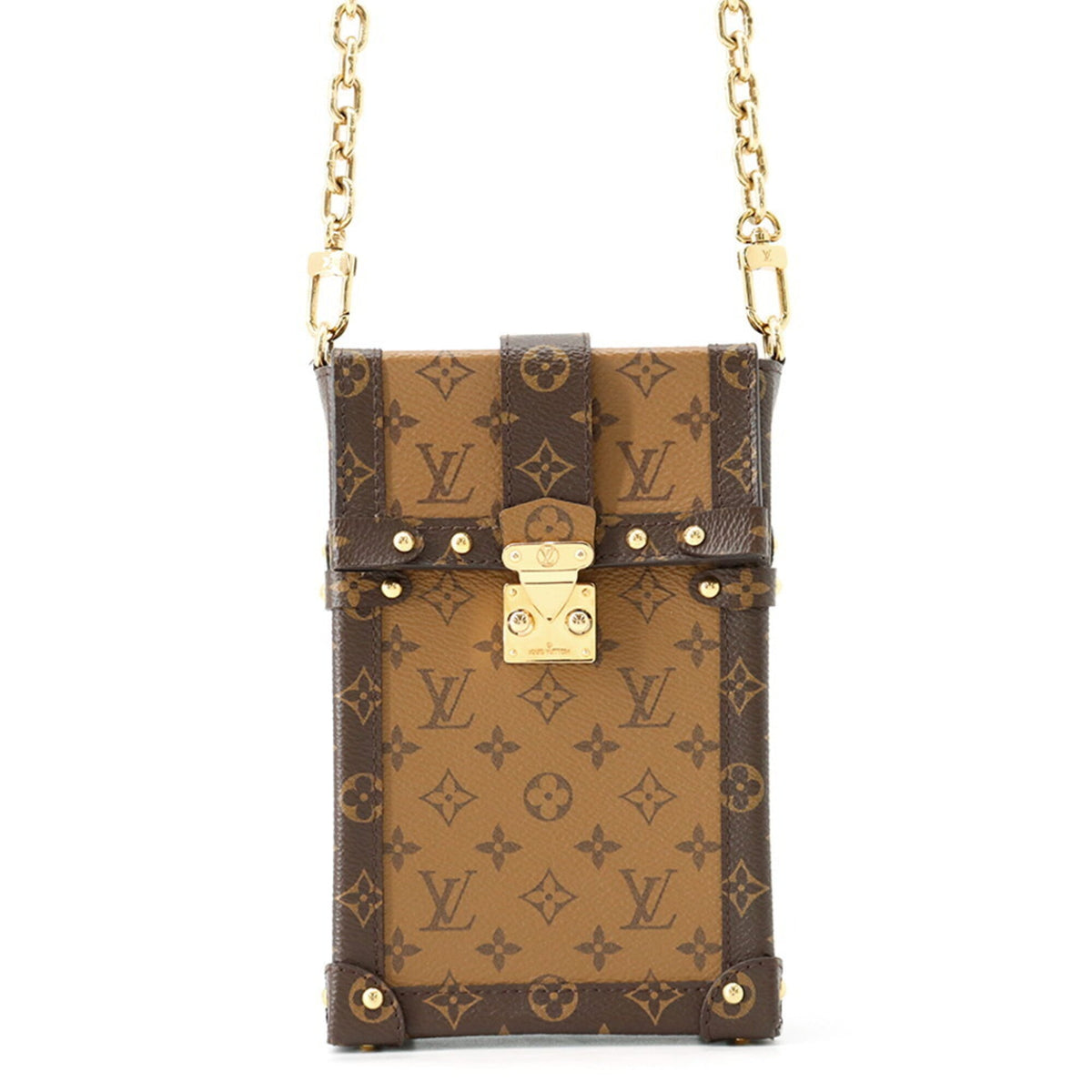 Louis Vuitton Brown Monogram Reverse Shoulder Bag (Pre-Owned)